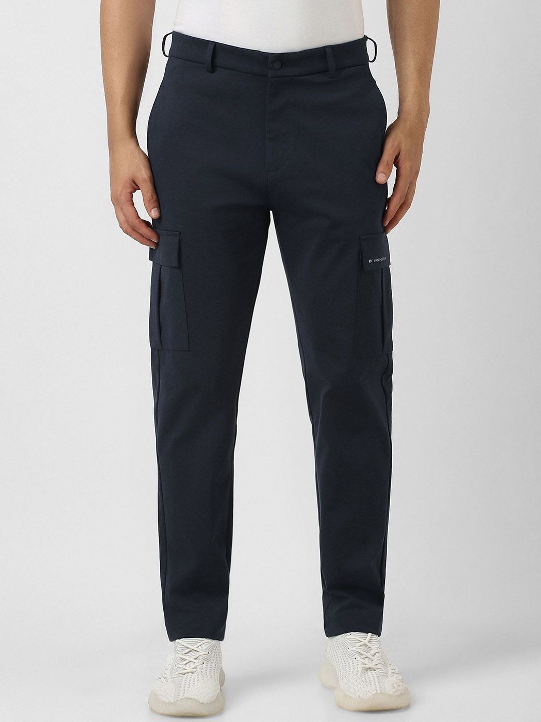 Van Heusen Flex Men Slim Fit Cargo Trousers-picture-40
