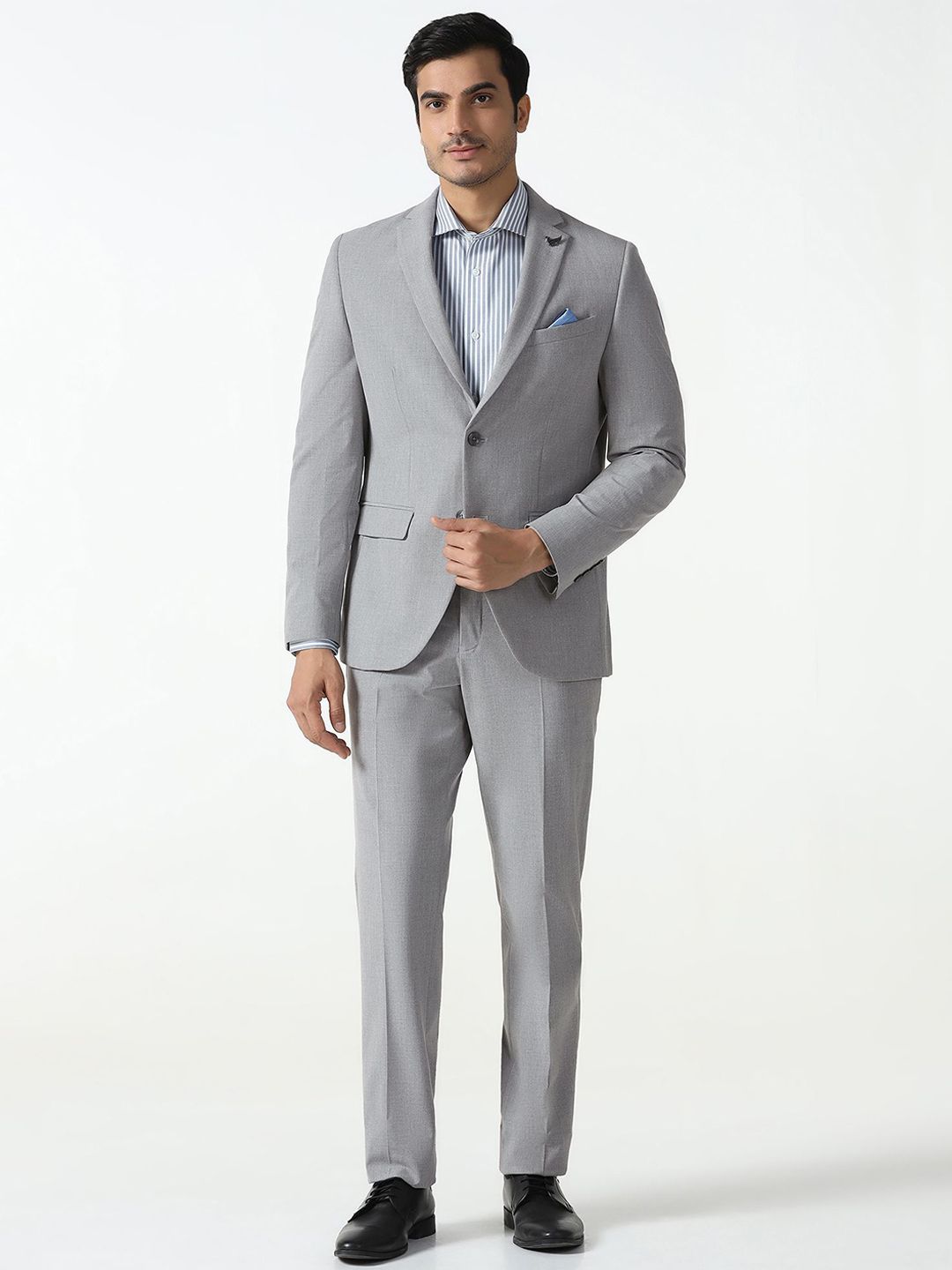 Blackberrys Slim-Fit Single-Breasted Two-Piece Suit-image-49