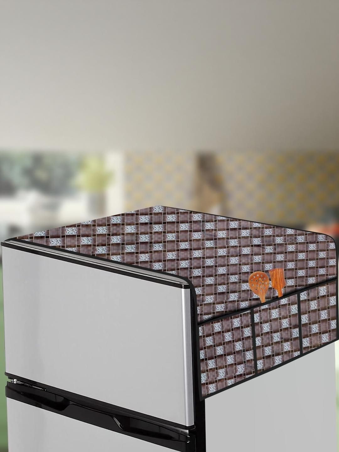 The Furnishing Tree Multi Plastic Refrigerator Cover-picture-12