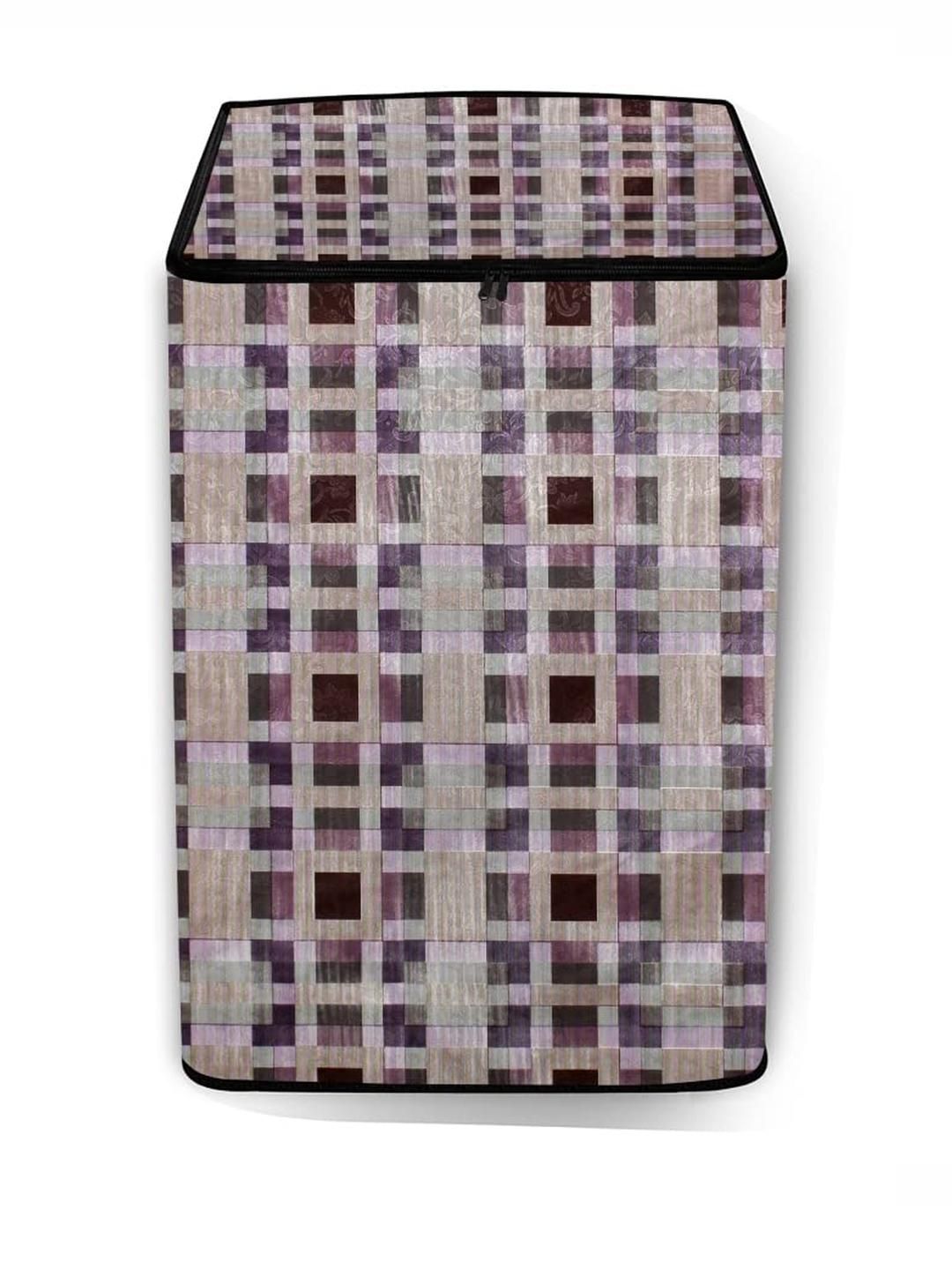 The Furnishing Tree Washing Machine Cover Mosaic Pattern Magenta Compatible for Whirlpool 7 Kg Full-picture-23