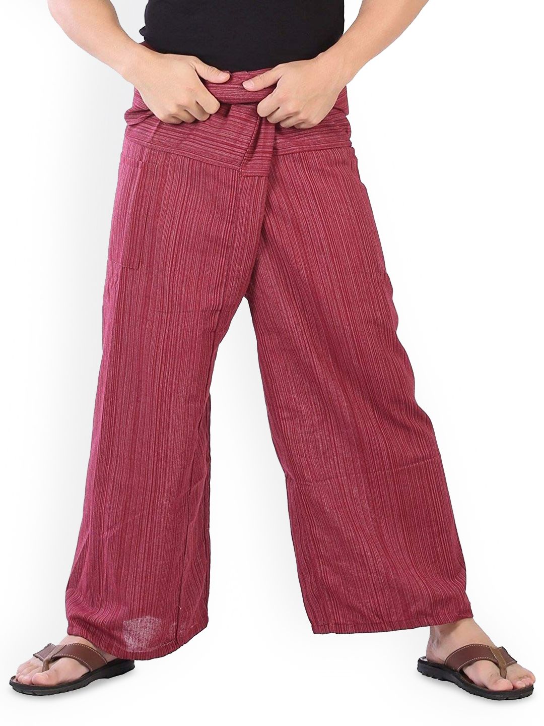 WHITEWHALE Men Striped Fisherman Lounge Pants-picture-17