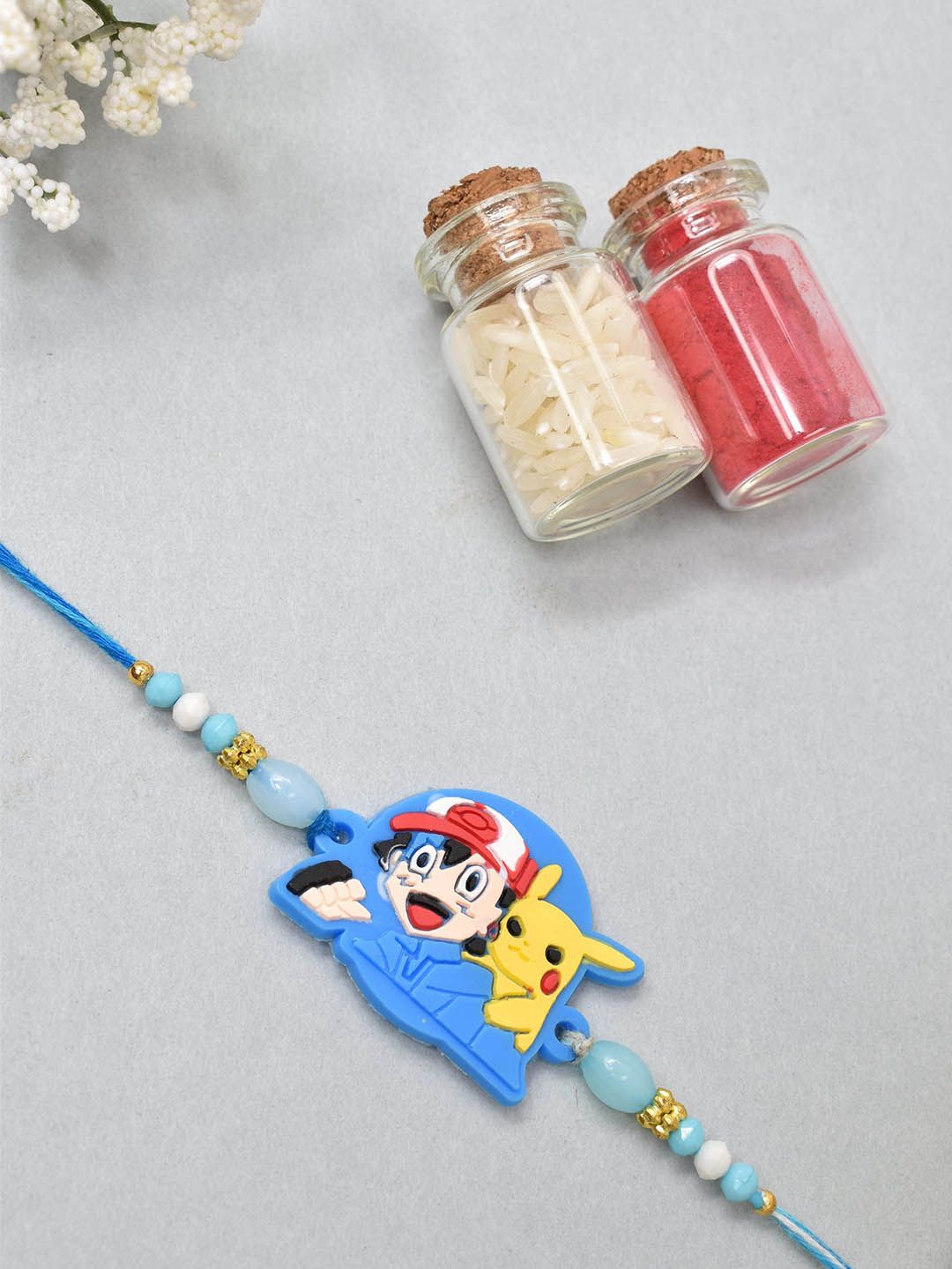 MEIRA JEWELLERY Boys Cartoon & Beaded Thread Rakhi-picture-40
