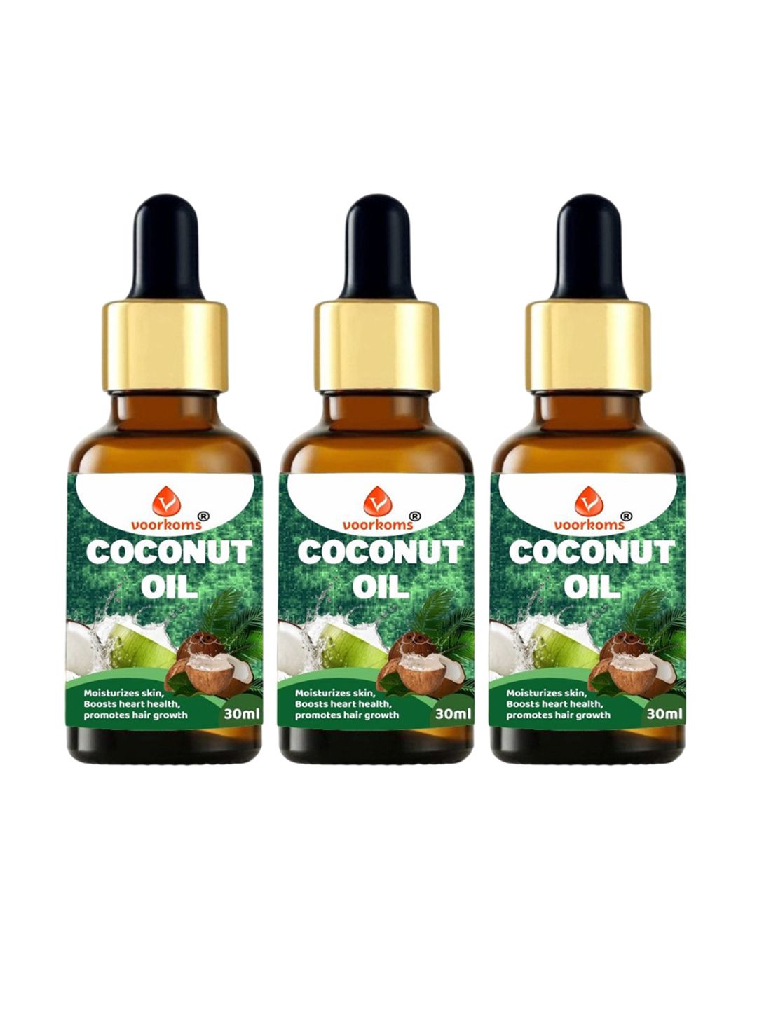 VOORKOMS Set Of 3 Coconut Essential Oil - 30 ml Each-picture-11