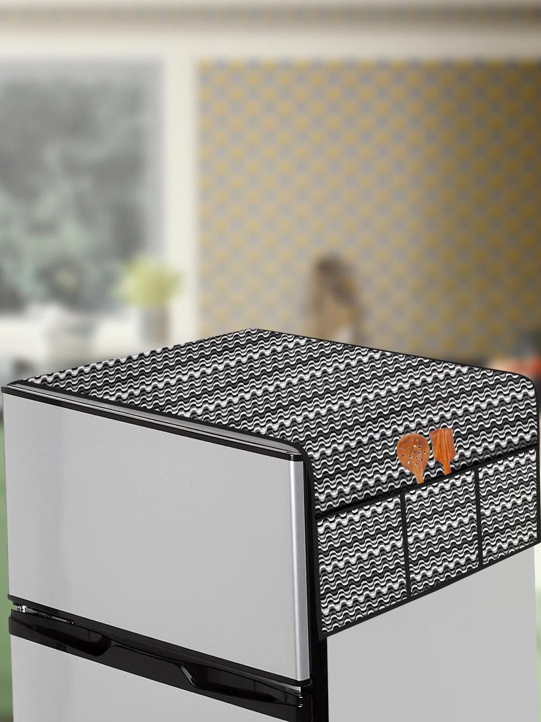 The Furnishing Tree Fridge Top Cover Compatible for Gogrej RD Edge 205B, 180 LTR WxL 65x111 in CM G-picture-30