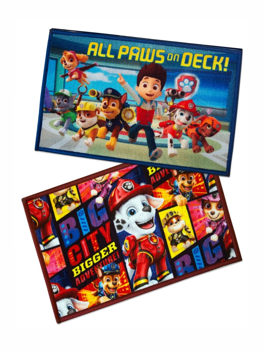 Athom Living 2-Pcs Red & Blue Cartoon Printed Anti-Skid Doormat-picture-33