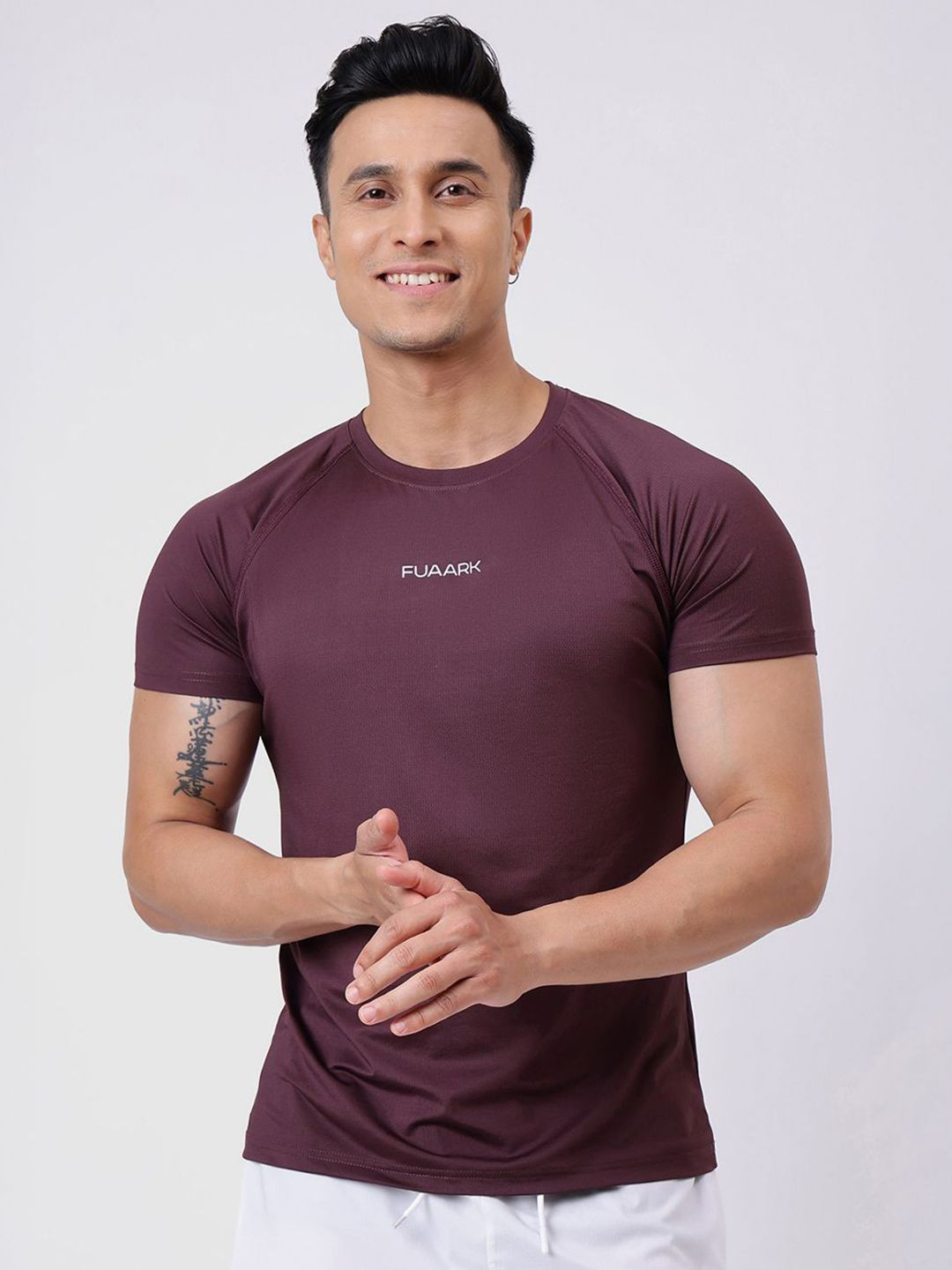 FUAARK Dash Anti Odour Stretchable & Breathable Slim Fit T-Shirt-picture-46
