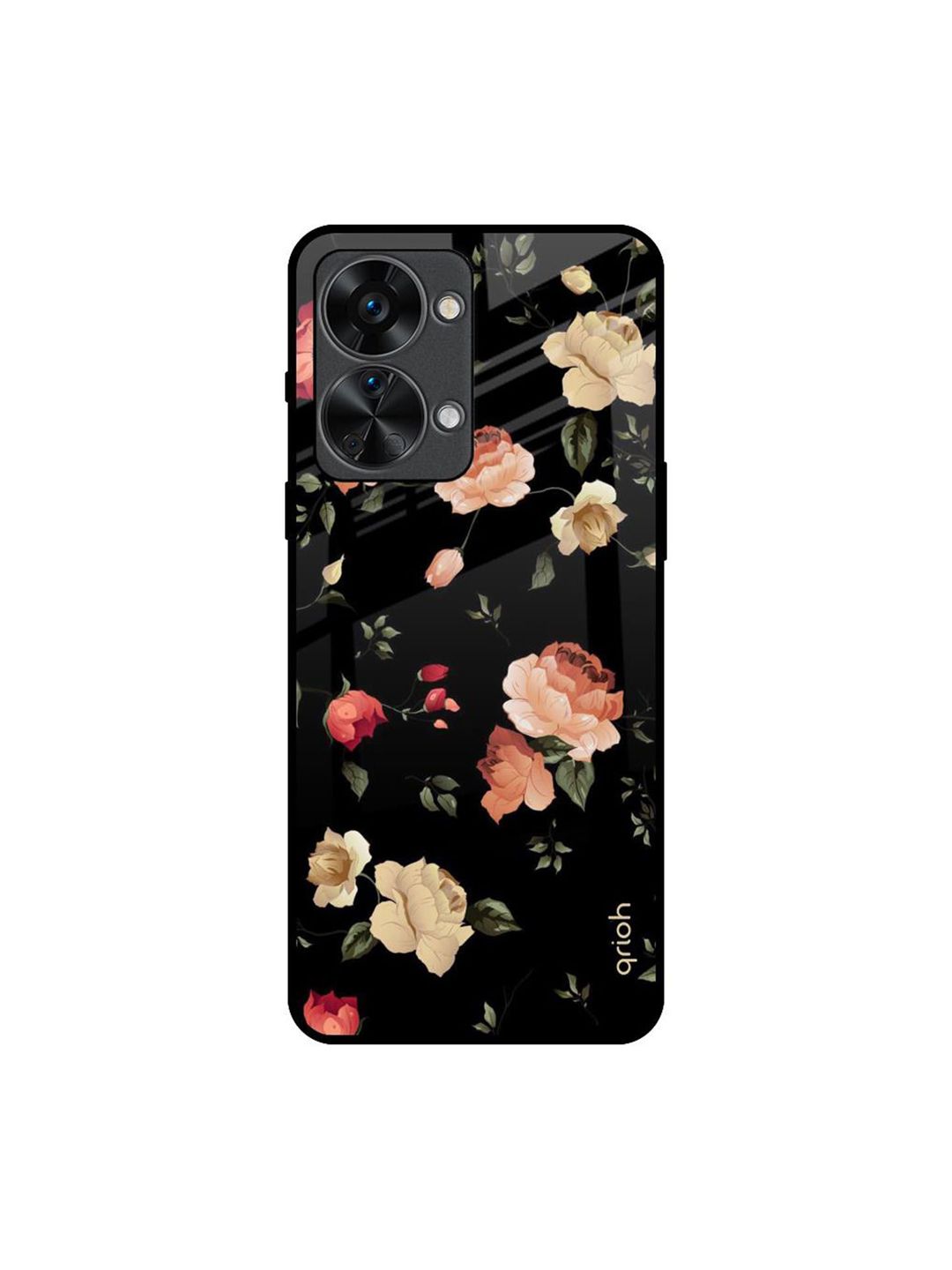 QRIOH Floral Printed Oneplus Nord 2T Back Case Mobile Accessories-picture-41