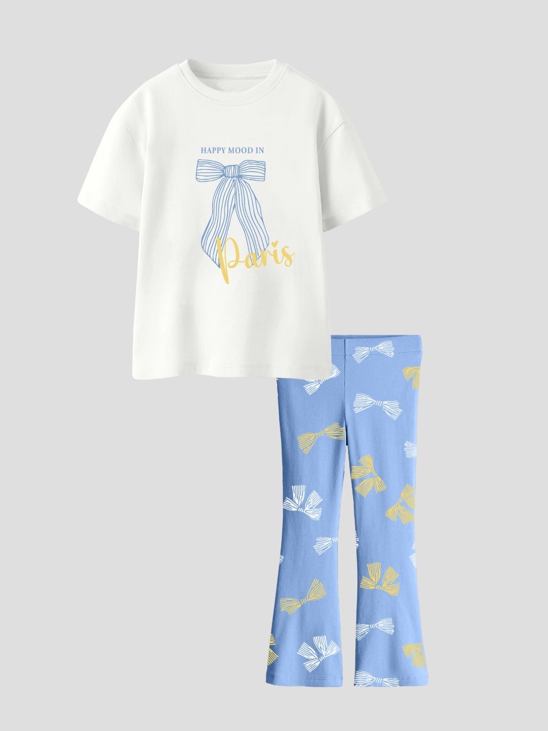 Nap Chief Girls Printed T-shirt with Trousers-picture-20