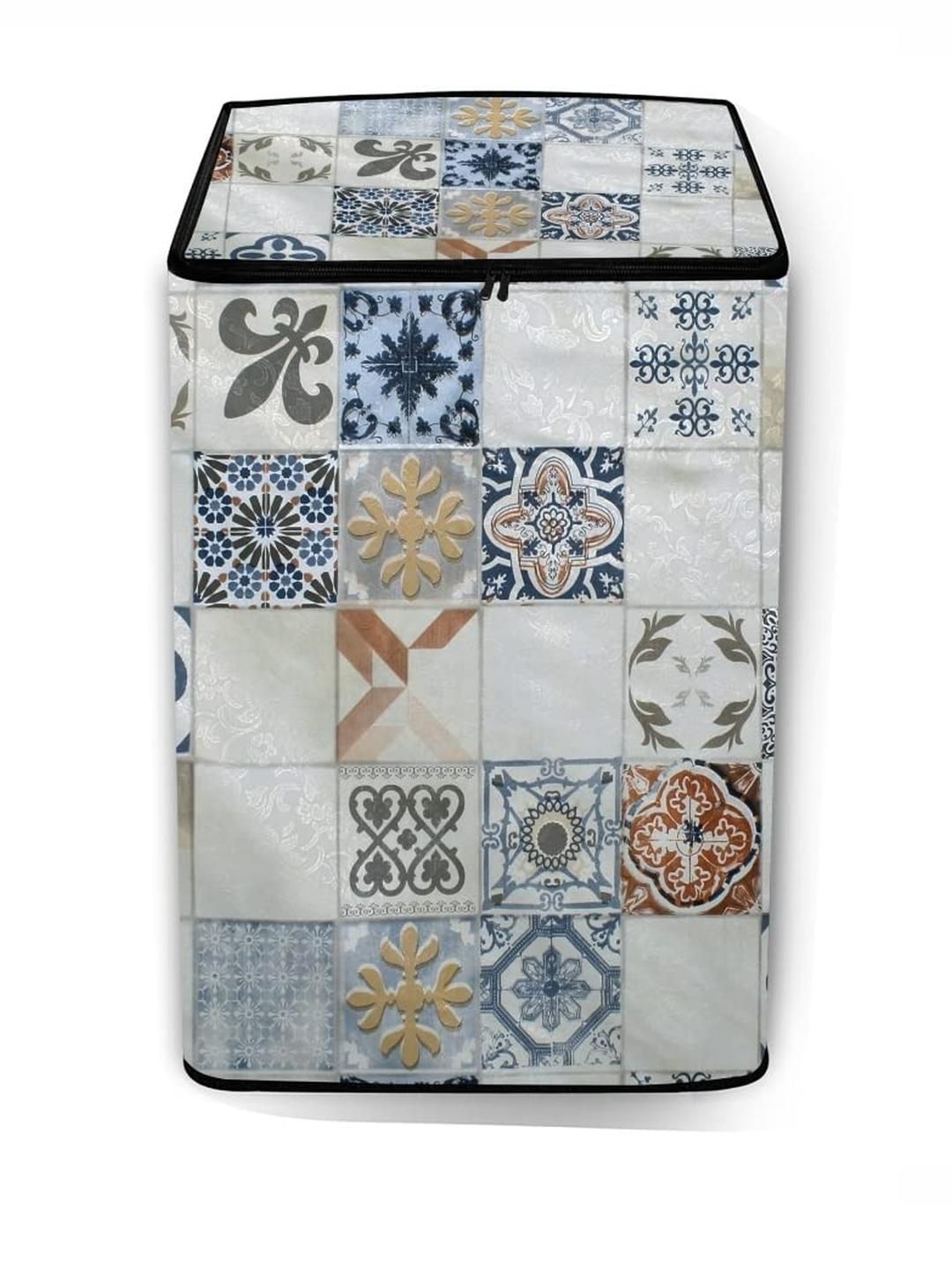 The Furnishing Tree Waterproof PVC Washing Machine Cover Top Loading Compatible for IFB, 8 Kg, 8.5-picture-27