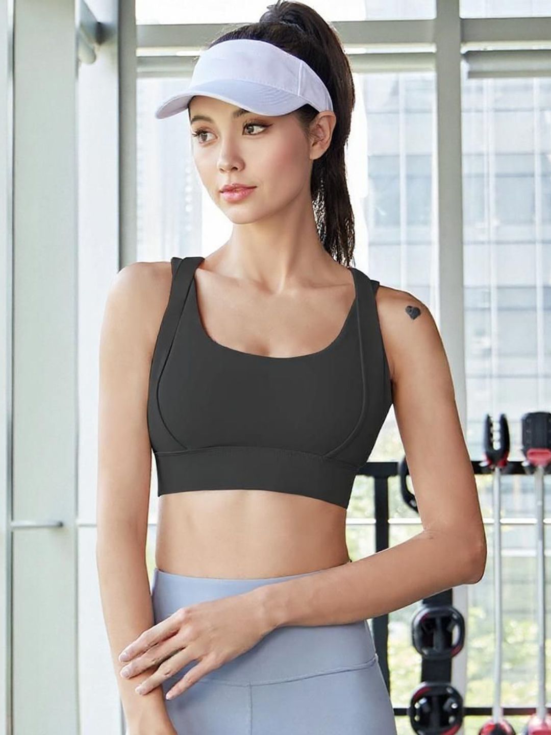 HRX by Hrithik Roshan Women Full Coverage Non-Wired Lightly Padded  Seamless Workout Bra