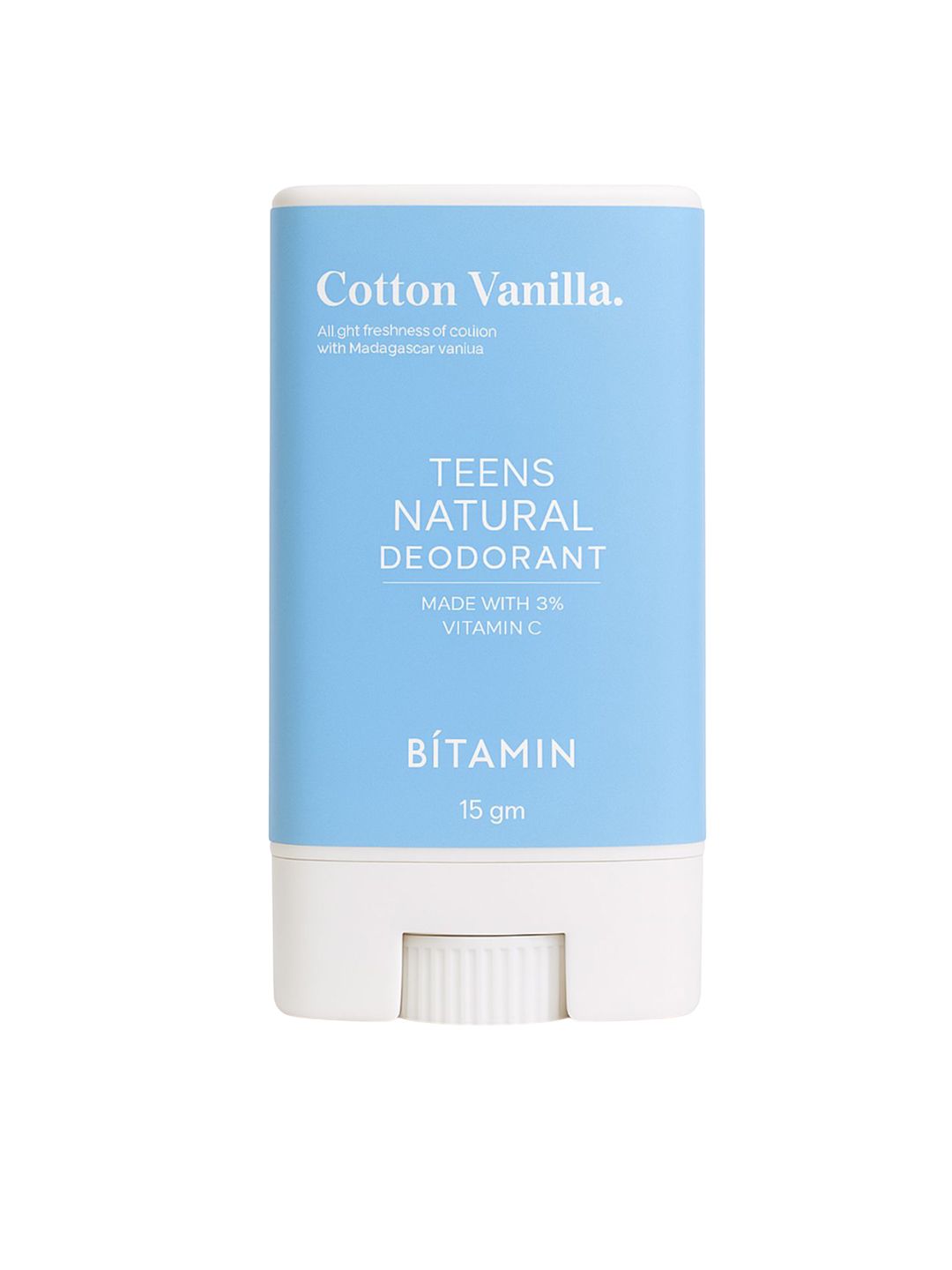 Bitamin Naturals Pvt Cotton Vanilla Teens Natural Deodorant- 15 g-image-6
