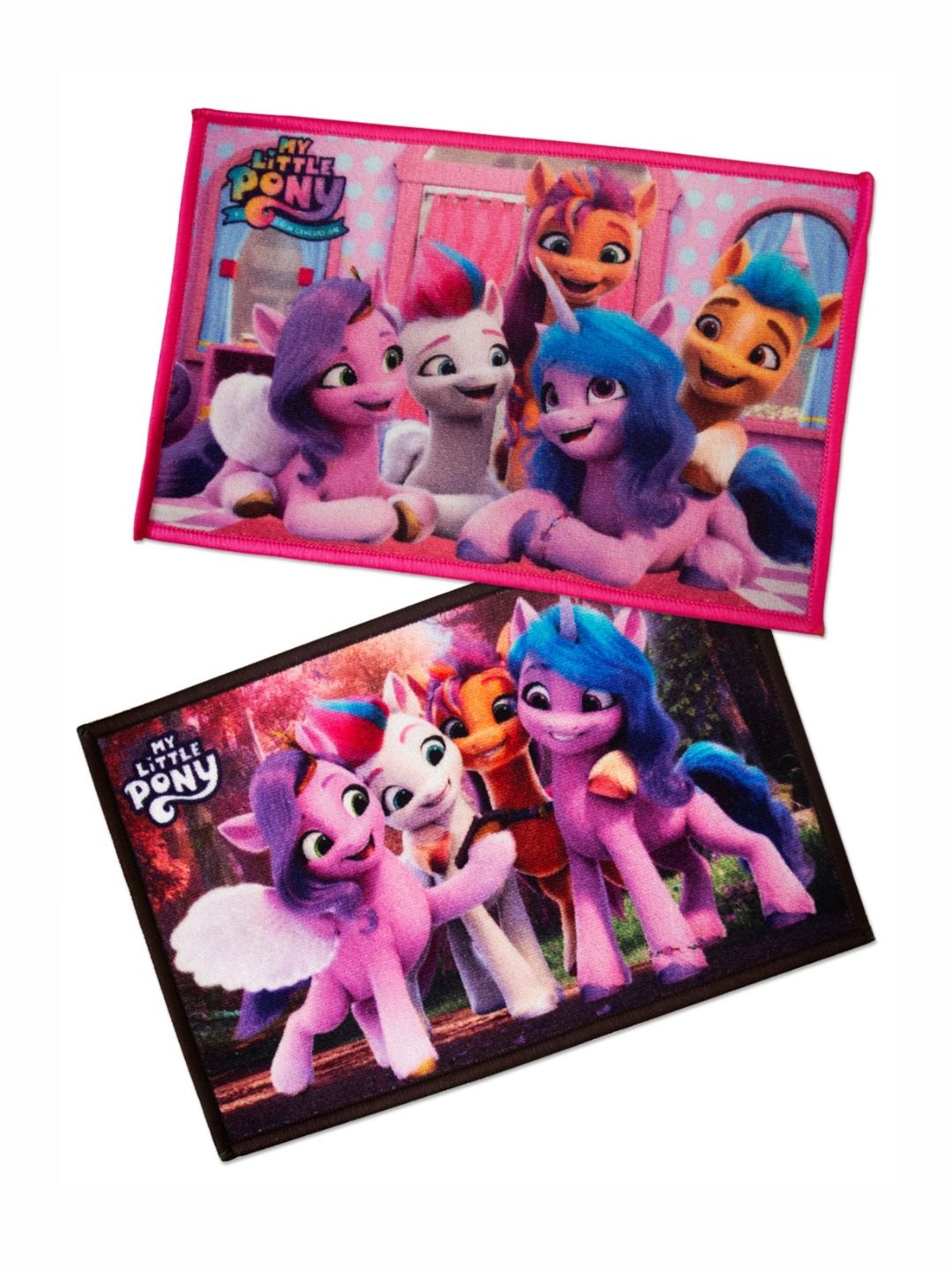 Athom Living 2-Pcs Blue & Pink Disney Printed Anti-Skid Doormat-picture-10