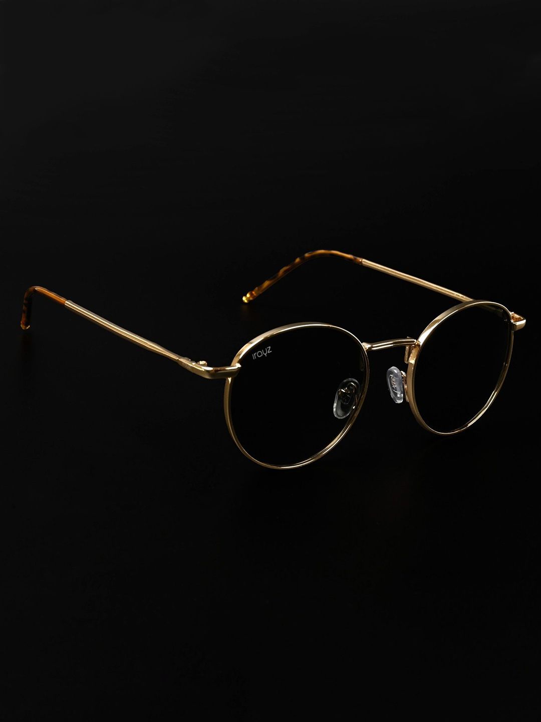 Irayz Unisex UV Protected Round Sunglasses Royal Pento- GLD-GRN-picture-16