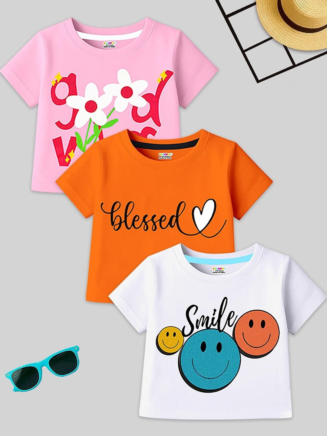 KUCHIPOO Girls Cotton Tshirts-picture-41