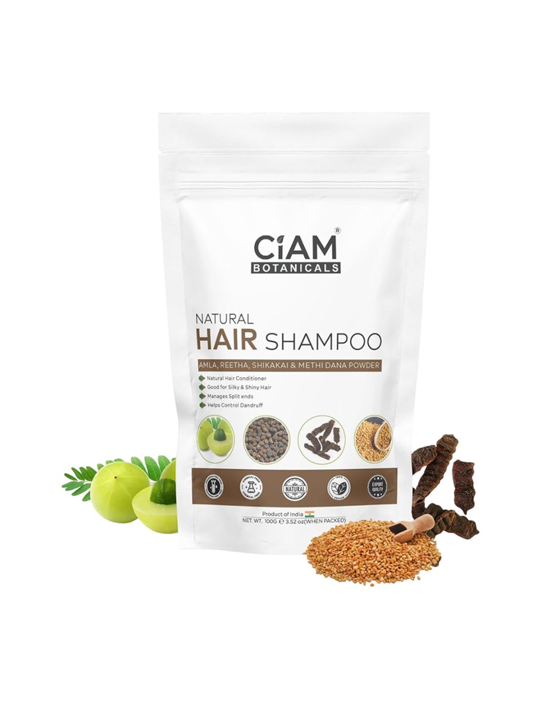 ciam Hair Shampoo With Pure & Herbal Amla & Reetha- 100 g-image-49