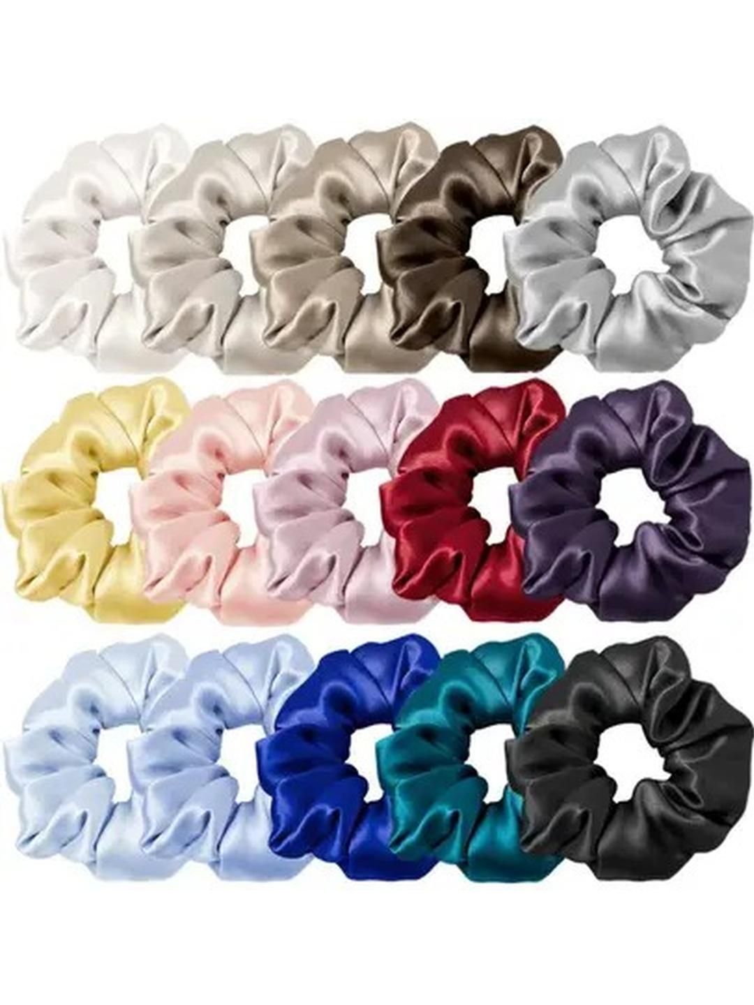 DENICRAAS Women Satin Scrunchies-picture-3