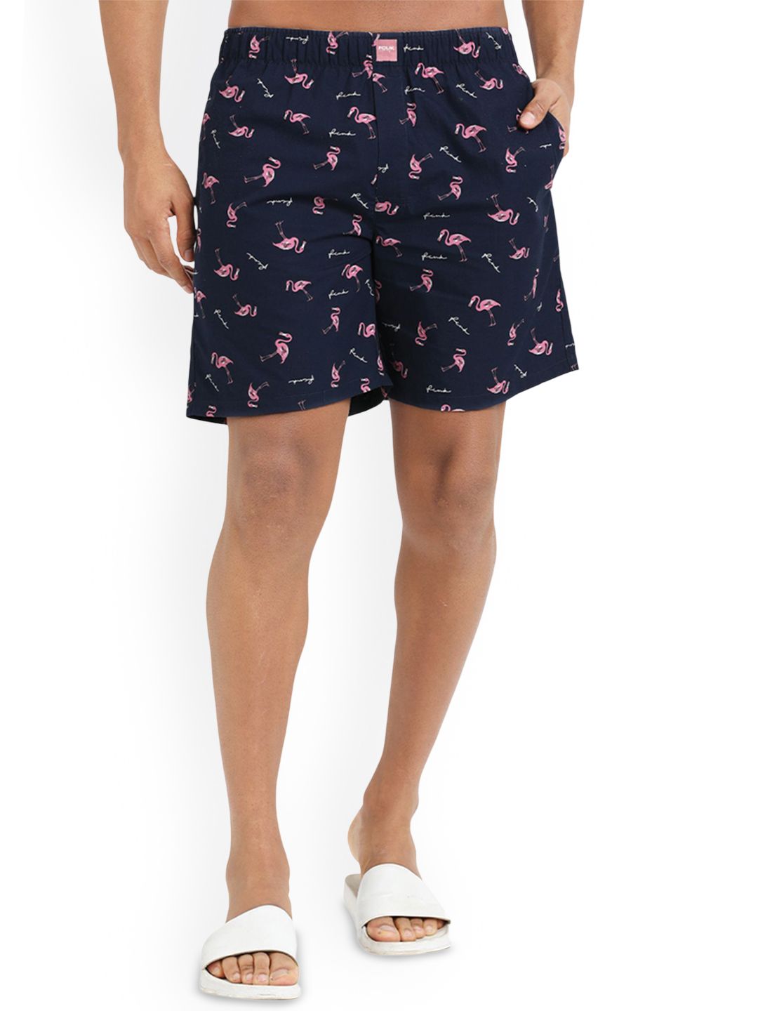 FCUK Printed Cotton Boxer LEYTONNAVY-1-S-picture-13