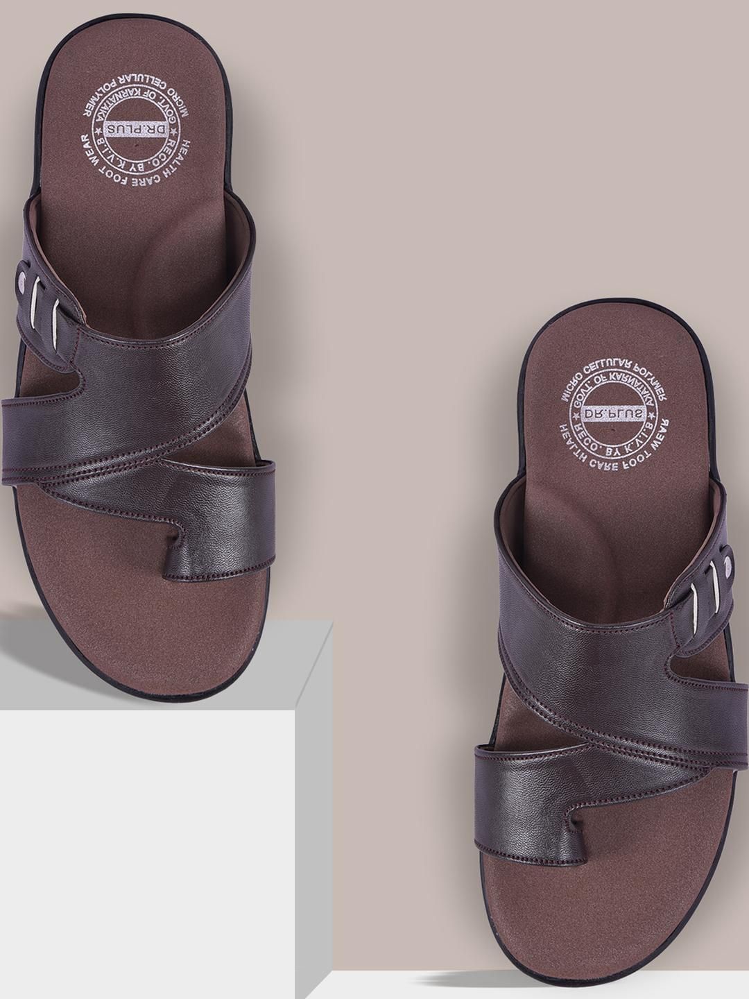 DR.PLUS Men Synthetic Leather Sandals-image-4