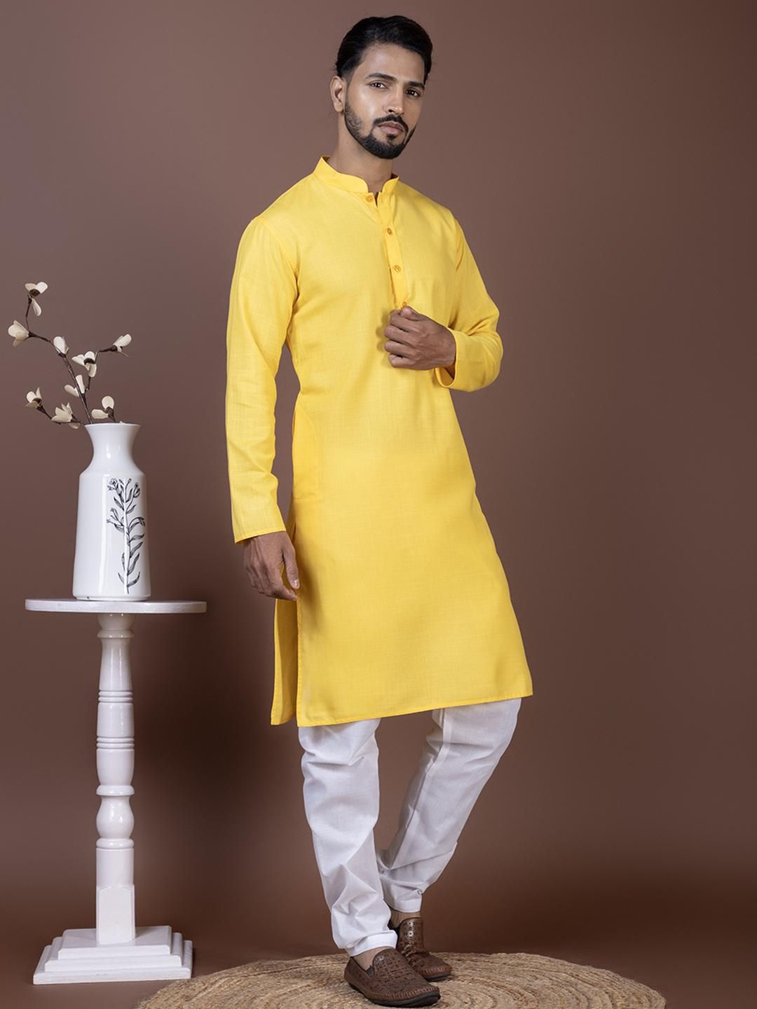 PulseIQ Men Cotton Straight Kurtas-picture-22