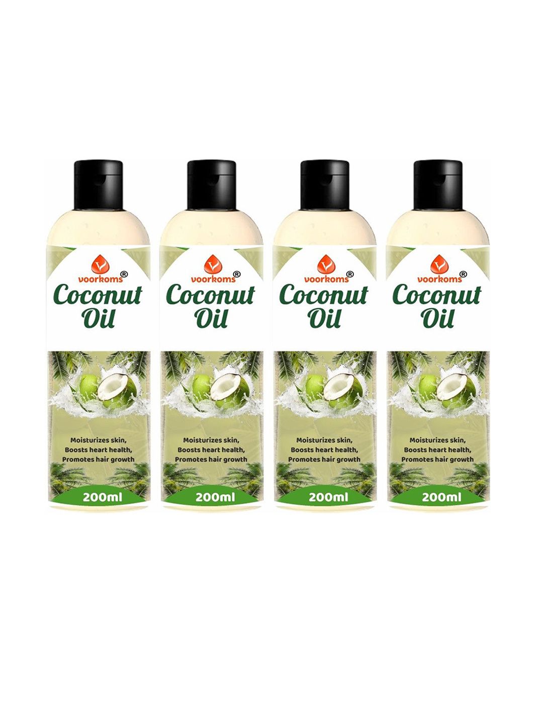 VOORKOMS Set Of 2 Coconut Oil For Hair & Skin - 200 ml Each-picture-33