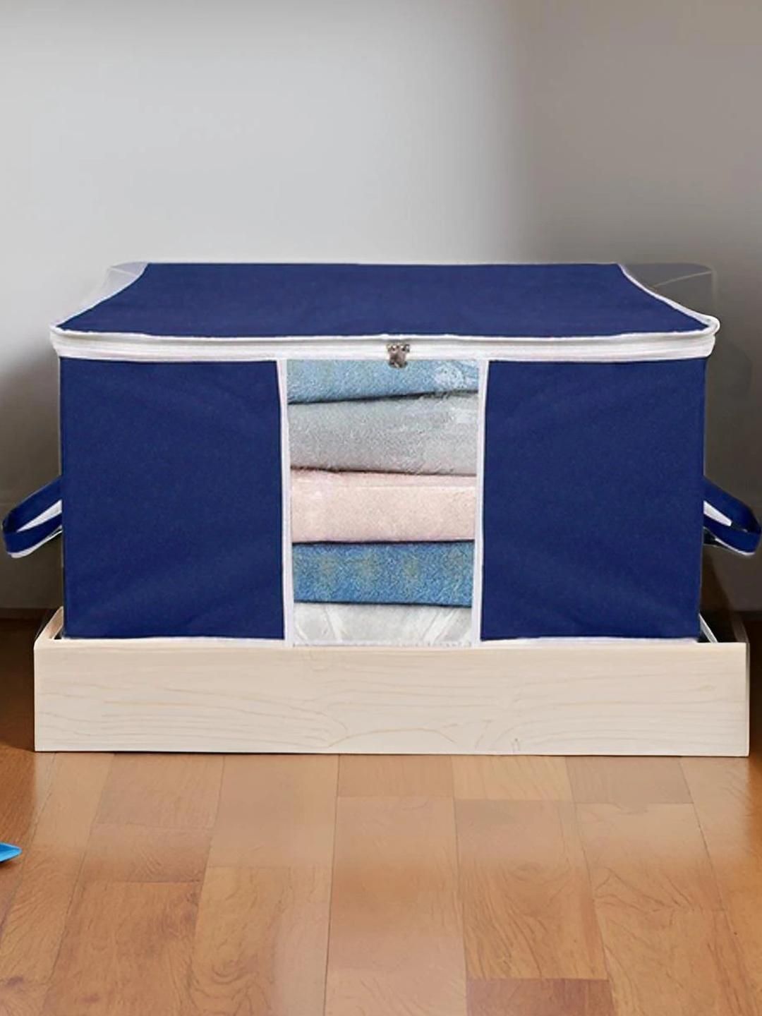 AMAK INC Blue Fabric Wardrobe Organisers-image-21