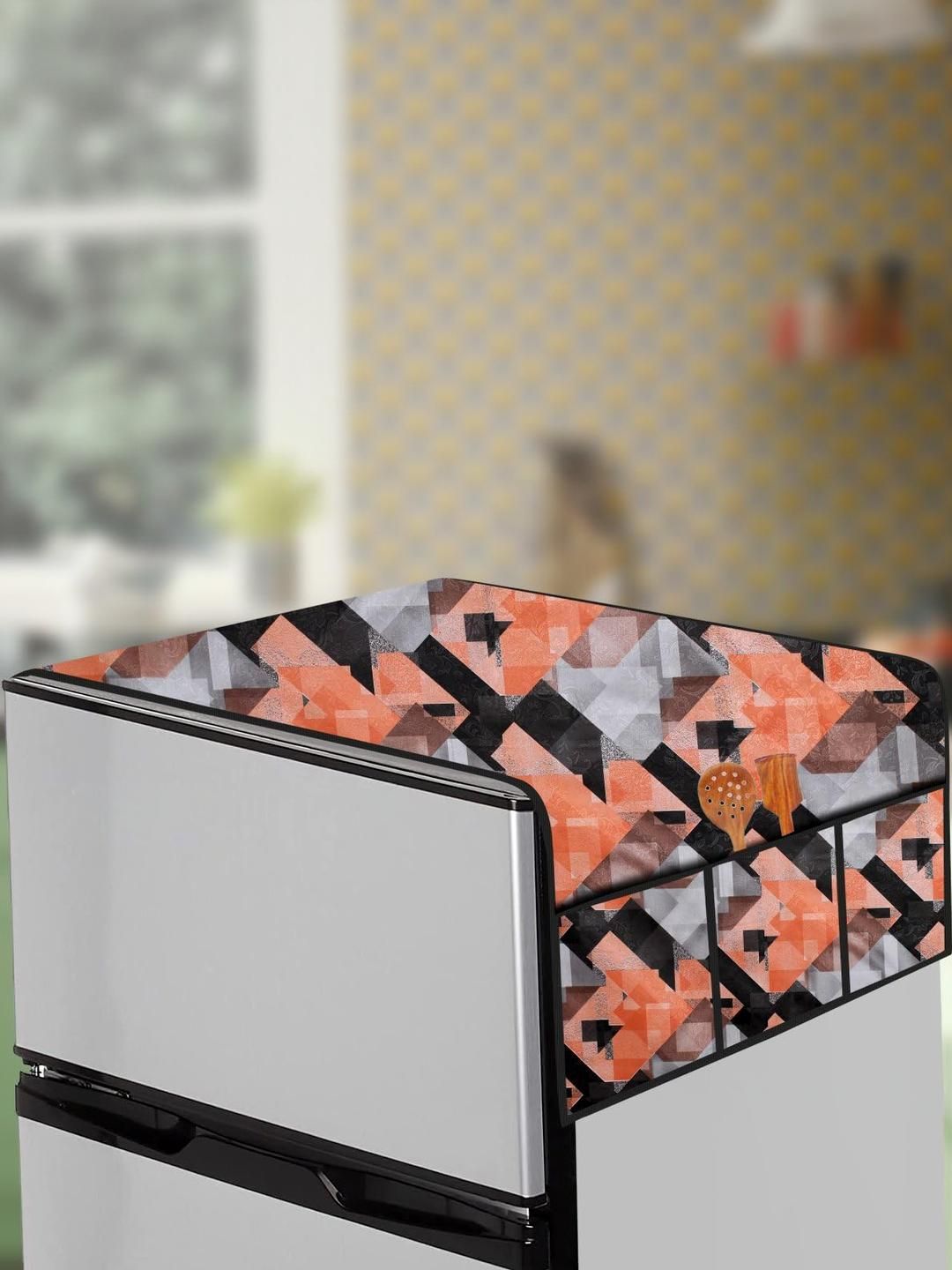 The Furnishing Tree Fridge Top Cover Compatible for Samsung RR20C1723S8/HL 183 LTR-picture-37