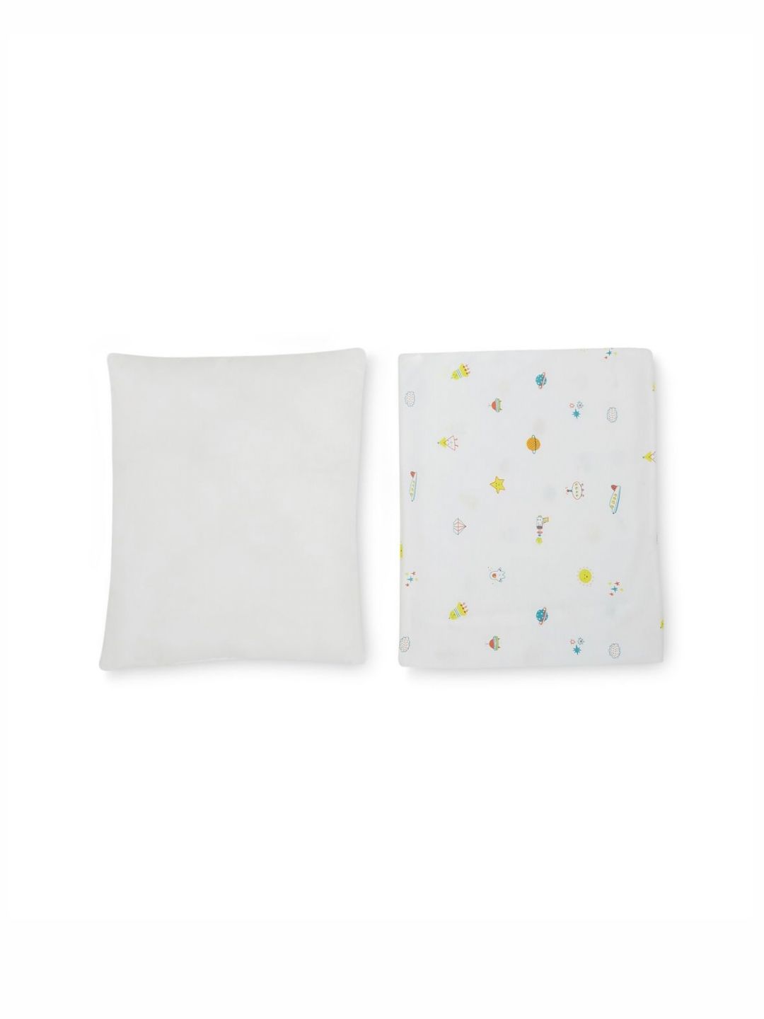 Portico White Set of 2 Fibre Filled Cotton Lightweight Baby Pillow-picture-20