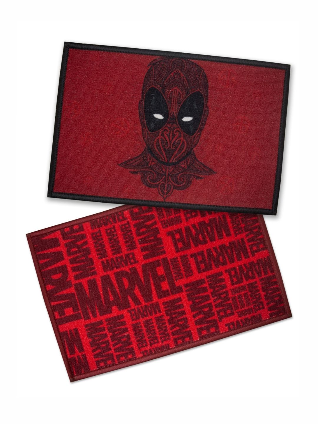 Athom Living 2-Pcs Red & Black Marvel Printed Anti-Skid Doormat-picture-20