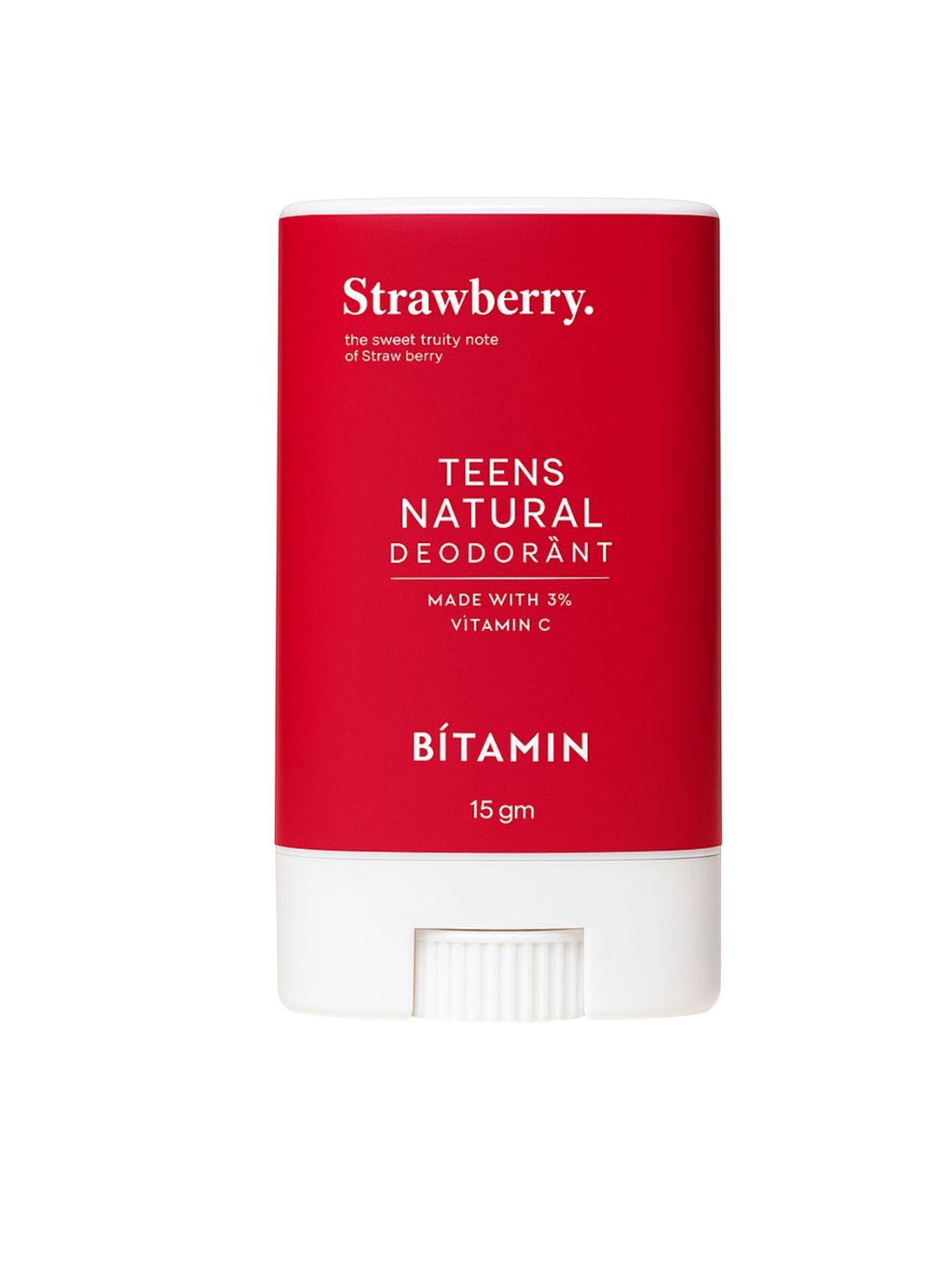 Bitamin Naturals Pvt Strawberry Teens Natural Deodorant- 15 g-image-4