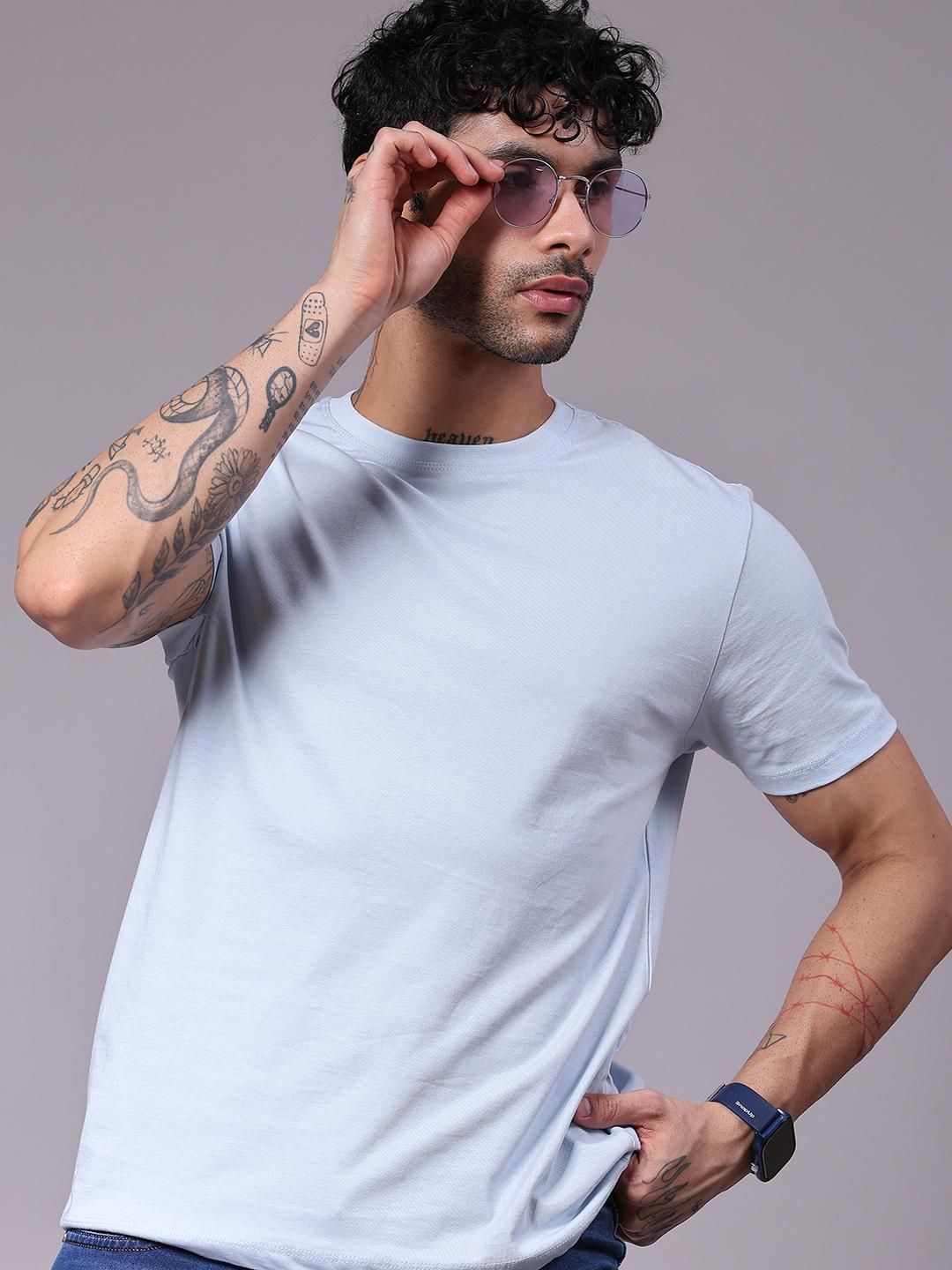 LIMEROAD Men Cotton Tshirts-picture-42