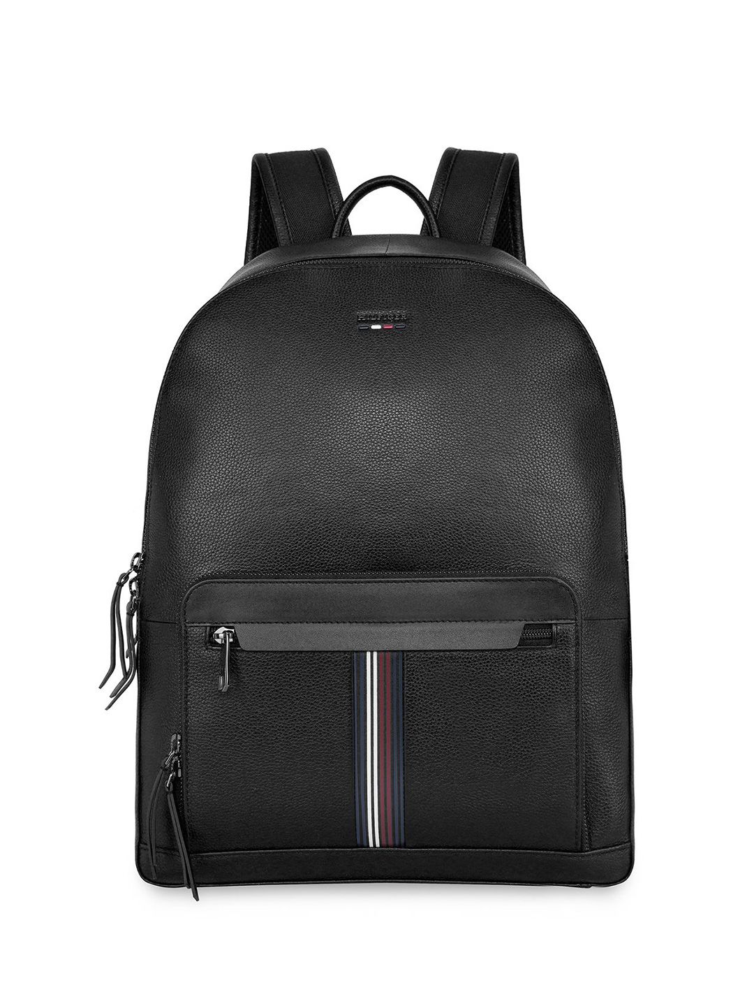 Tommy Hilfiger Unisex Leather Textured Small Backpack-image-47