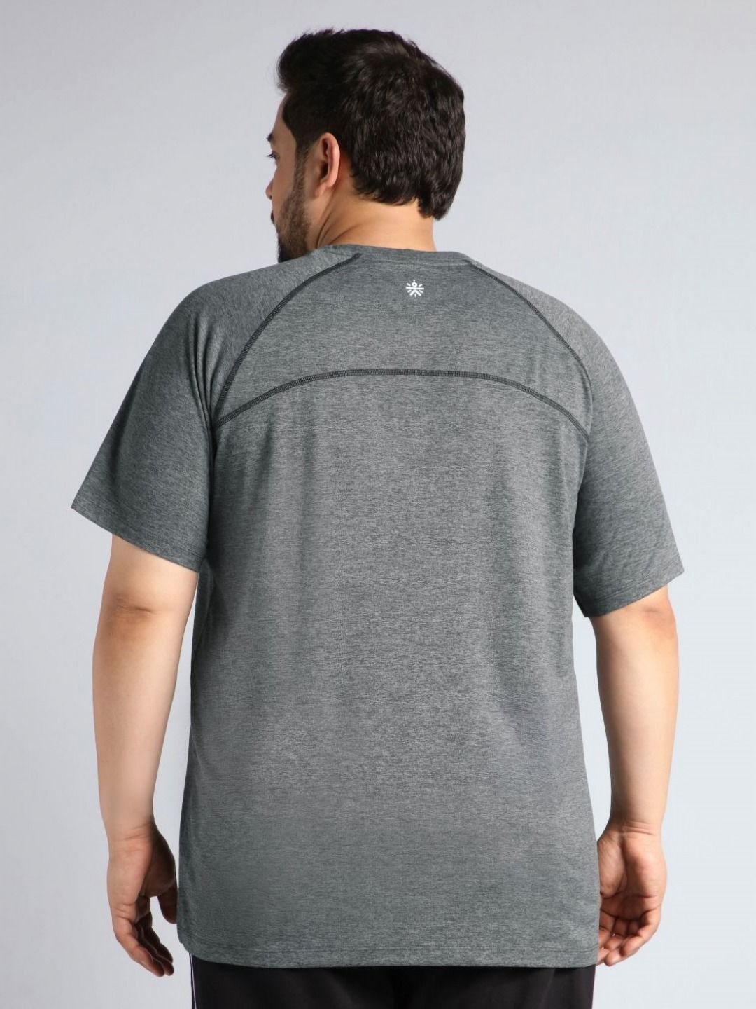 CULT Men Black Flex Plus Size COMFORtech T-shirt-picture-39