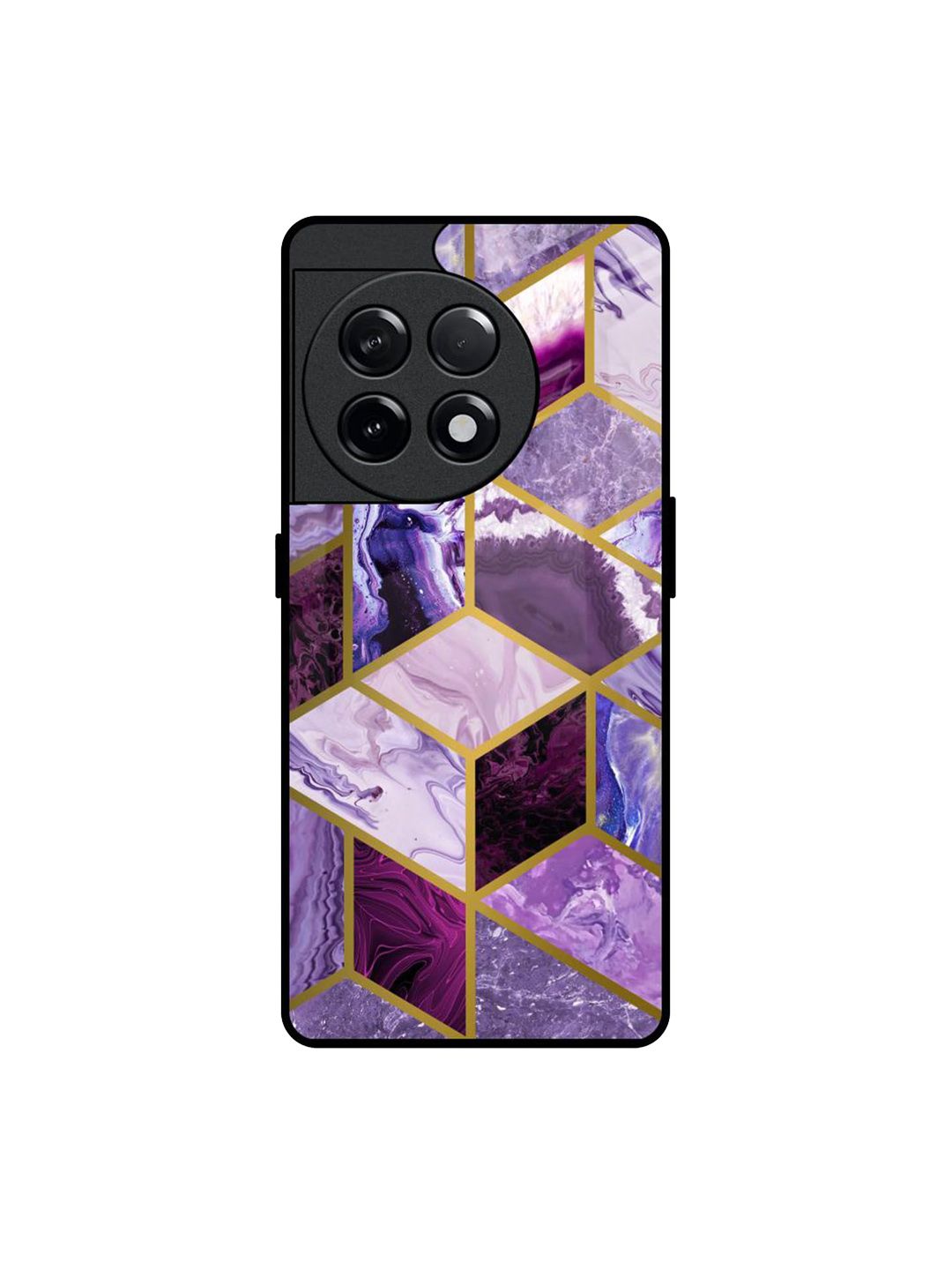 QRIOH Geometric Printed OnePlus 11R 5G Silicone Back Case-picture-18