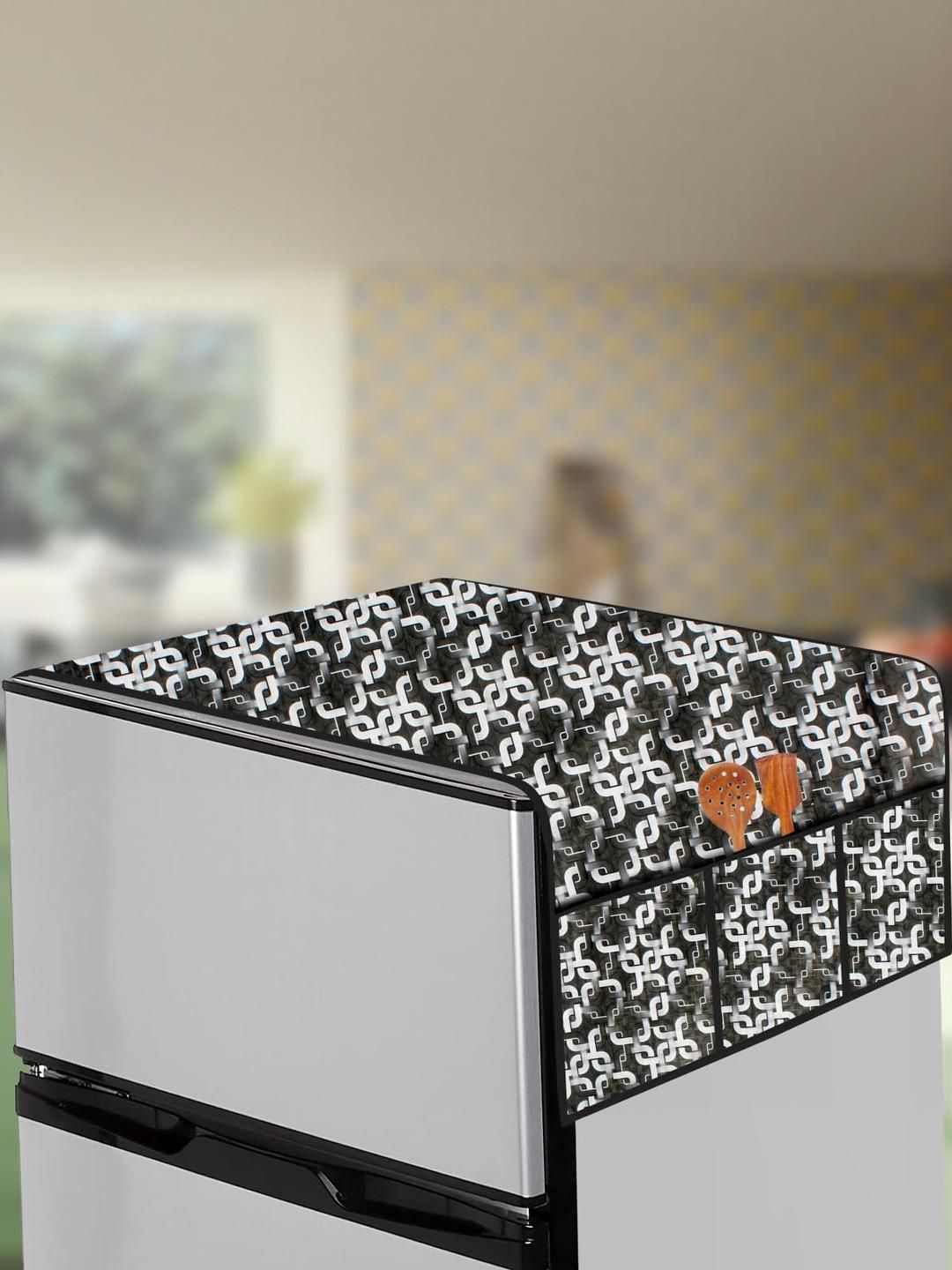 The Furnishing Tree Fridge Top Cover Compatible for LG GL-D201ABEU 185 LTR-picture-24