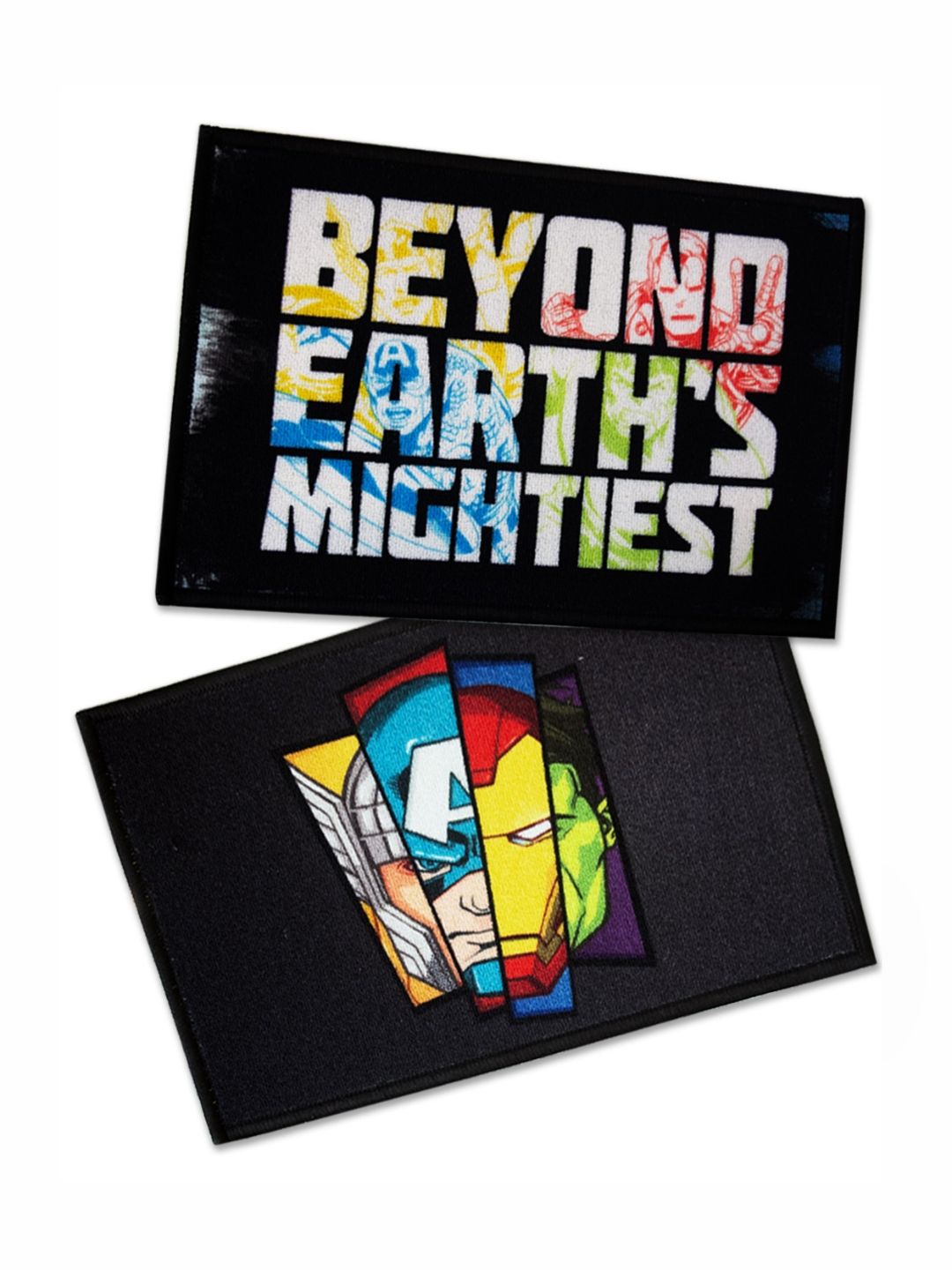 Athom Living 2-Pcs White & Black Marvel Printed Anti-SkidDoormat-picture-10