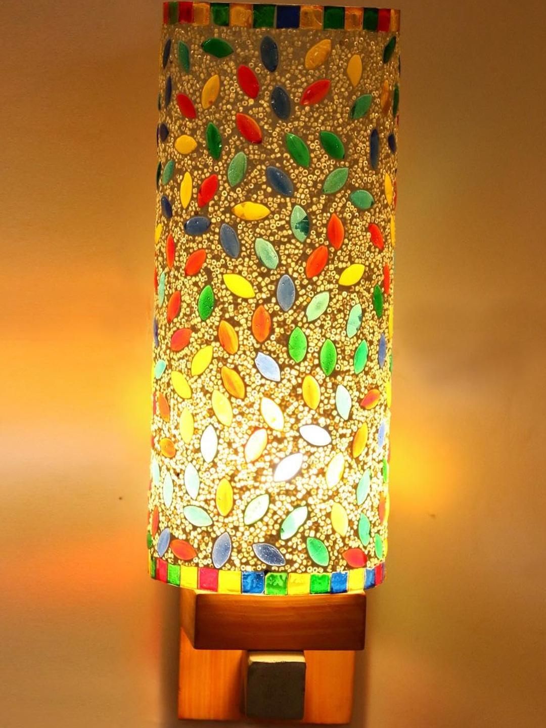 SOMIL Multi Glass Cylinder Printed Wall Lamps-picture-35