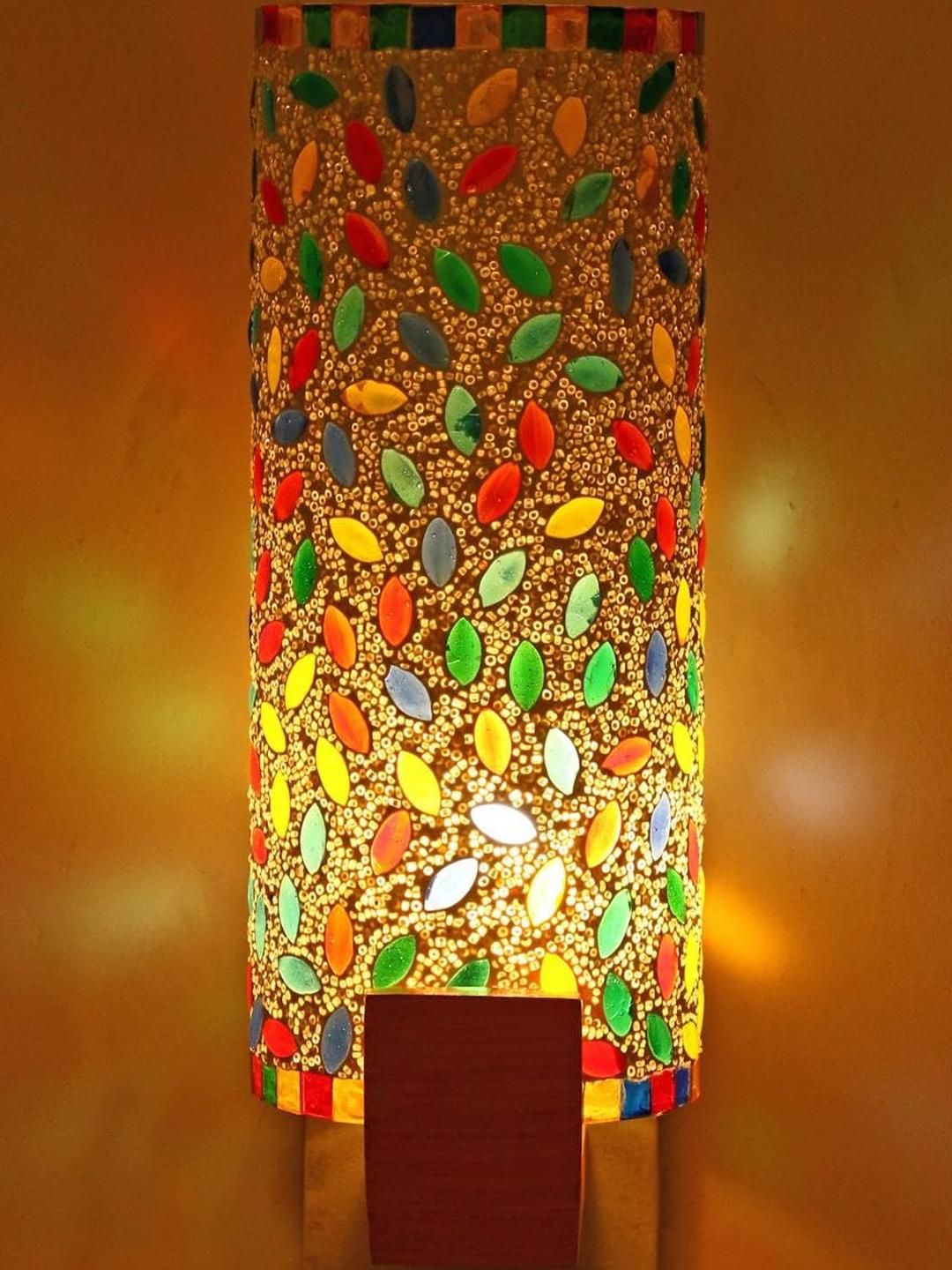 SOMIL Multi Glass Cylinder Printed Wall Lamps-picture-34