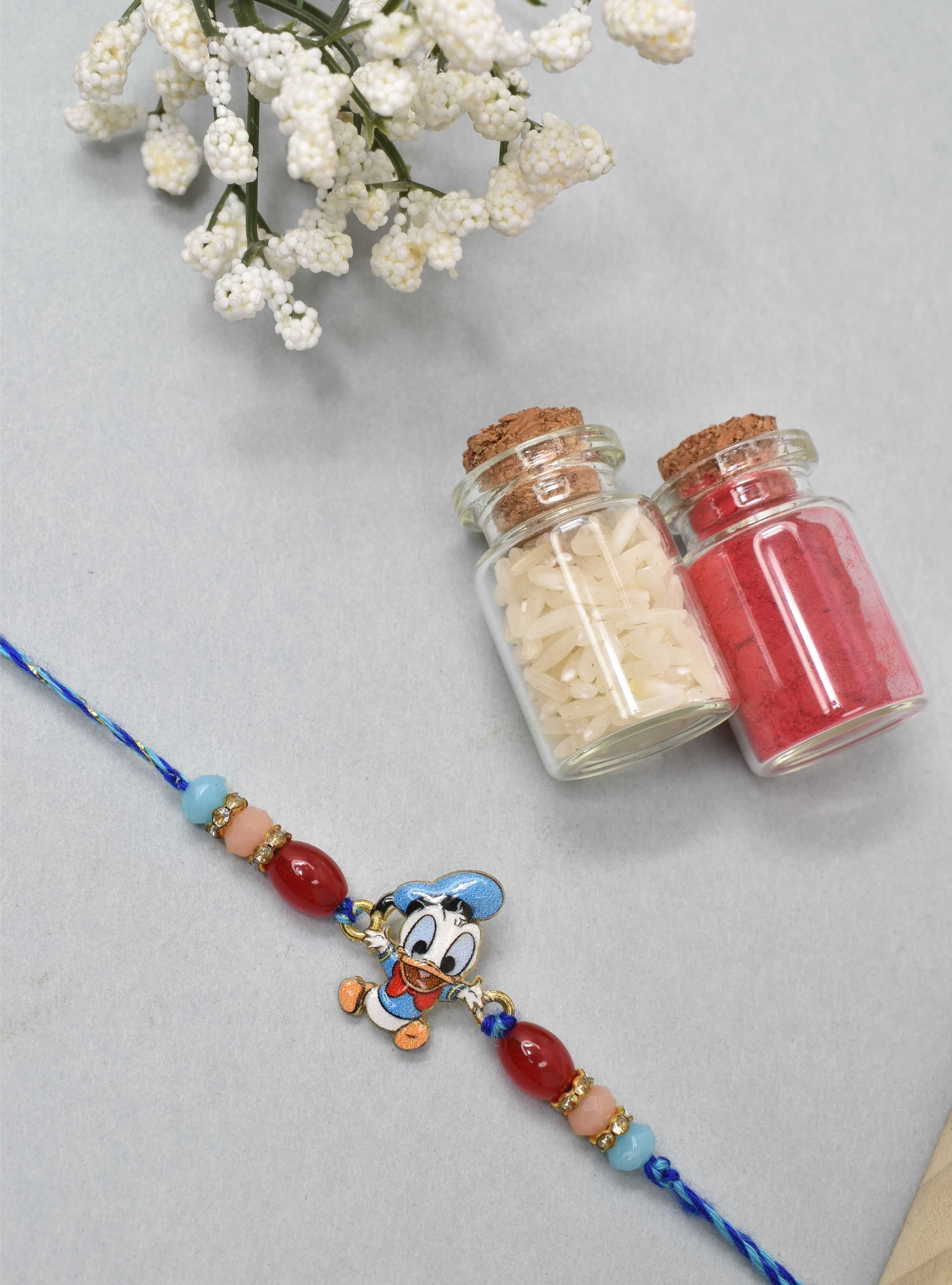 MEIRA JEWELLERY Boys Cartoon & Beaded Thread Rakhi-picture-20