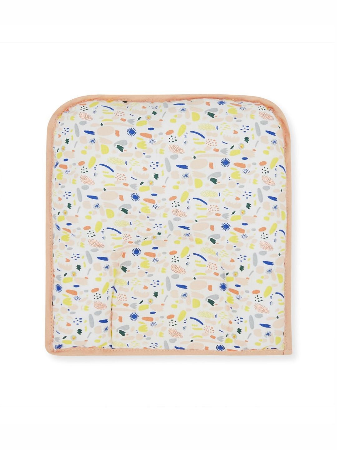 Portico Infants Kids Yellow Graphic Printed Pure Cotton Lightweight Baby Pillows-image-13