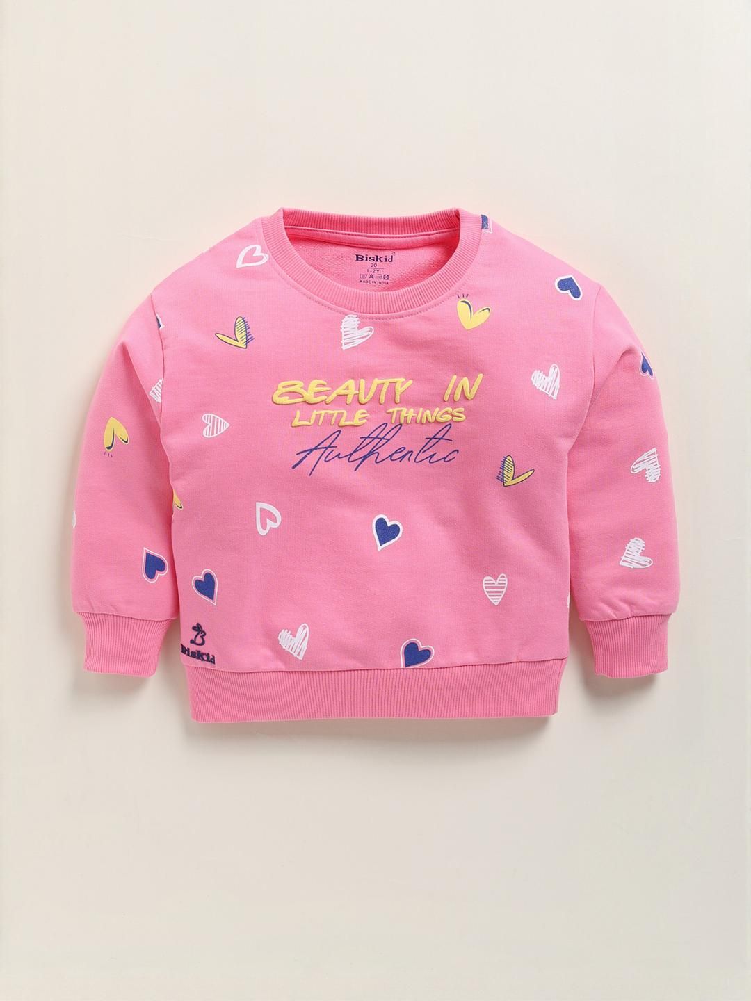 Biskid Girls Printed Cotton Sweatshirts-picture-52