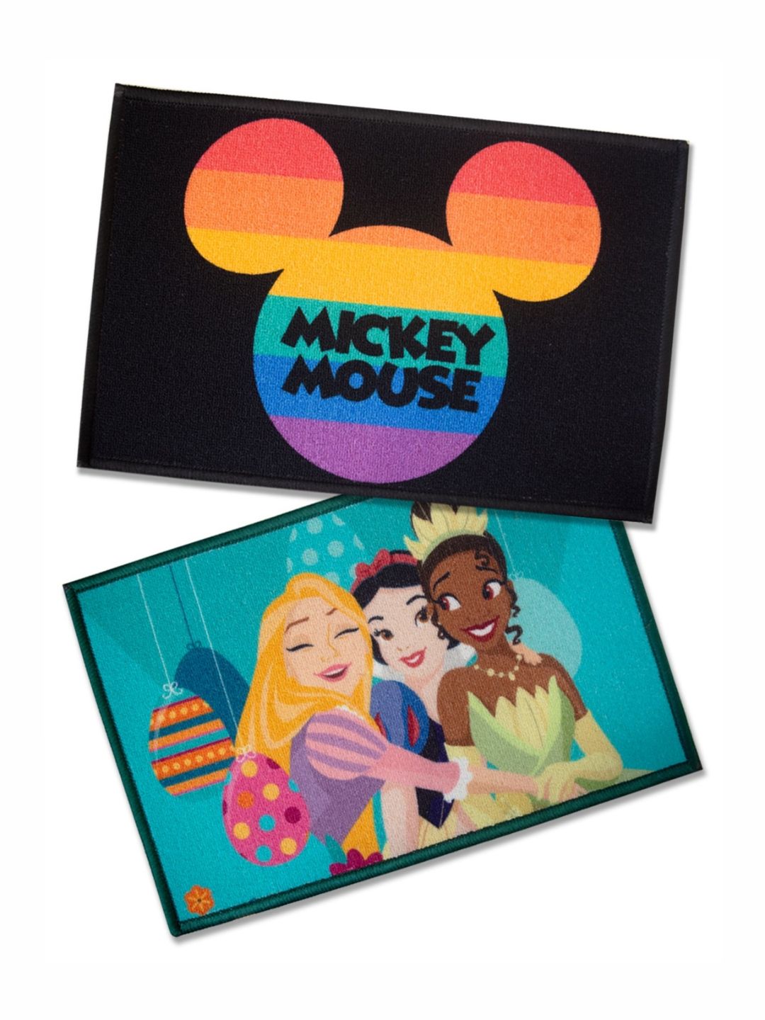 Athom Living 2-Pcs Blue & Black Marvel Printed Anti-SkidDoormat-picture-19