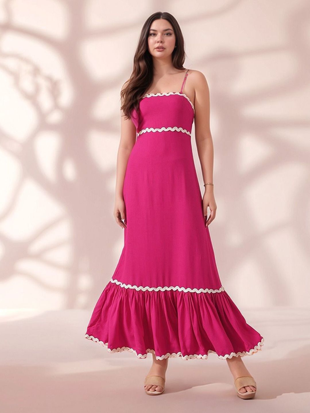 CORSICA Women A Line Maxi Dress