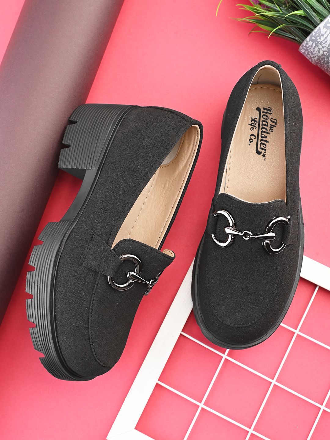 The Roadster Lifestyle Co Women Casual Block-Heeled Chunky Boots-picture-37