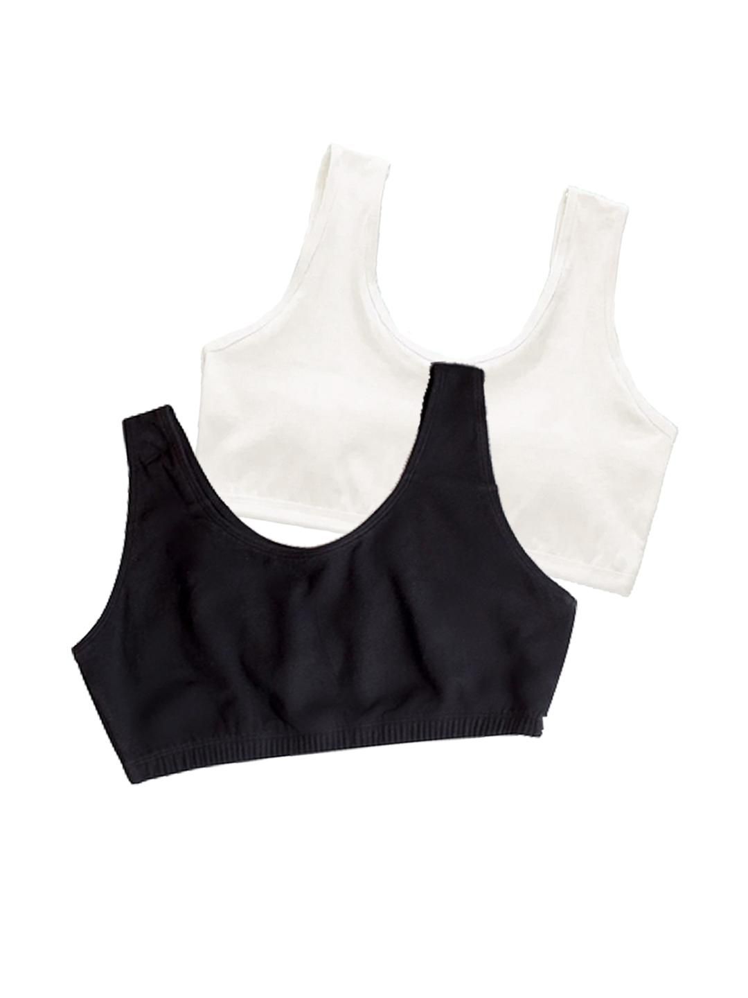 BRAAFEE Girls Pack Of 2 Solid Non Padded Camisole-picture-26