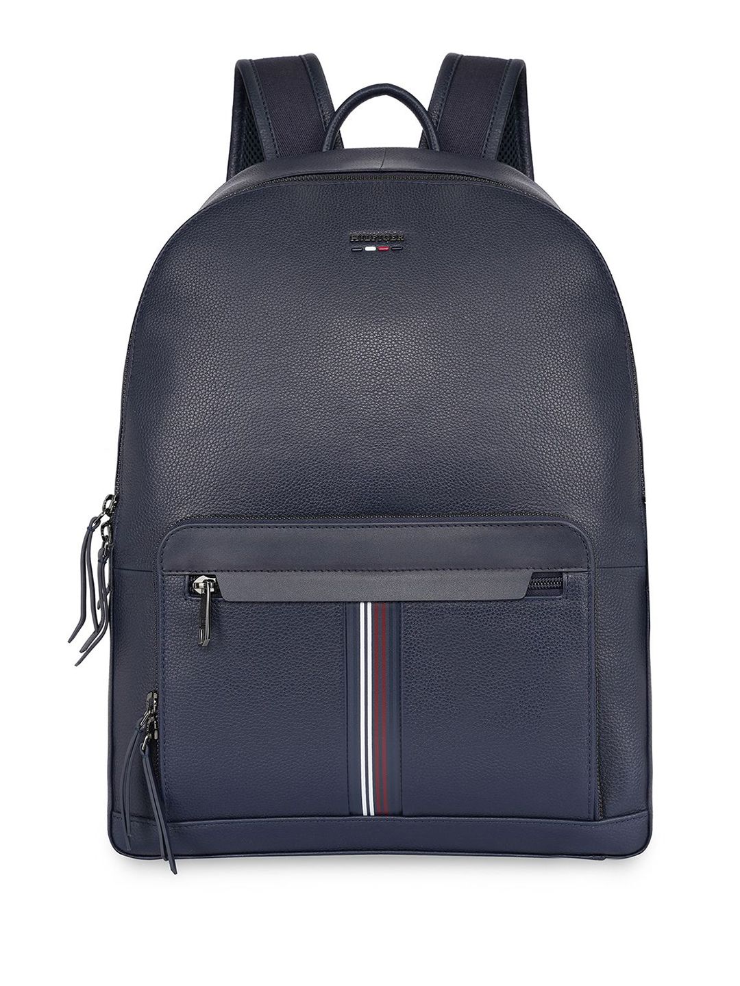 Tommy Hilfiger Unisex Newland Pebbled Leather Laptop Backpack-picture-54