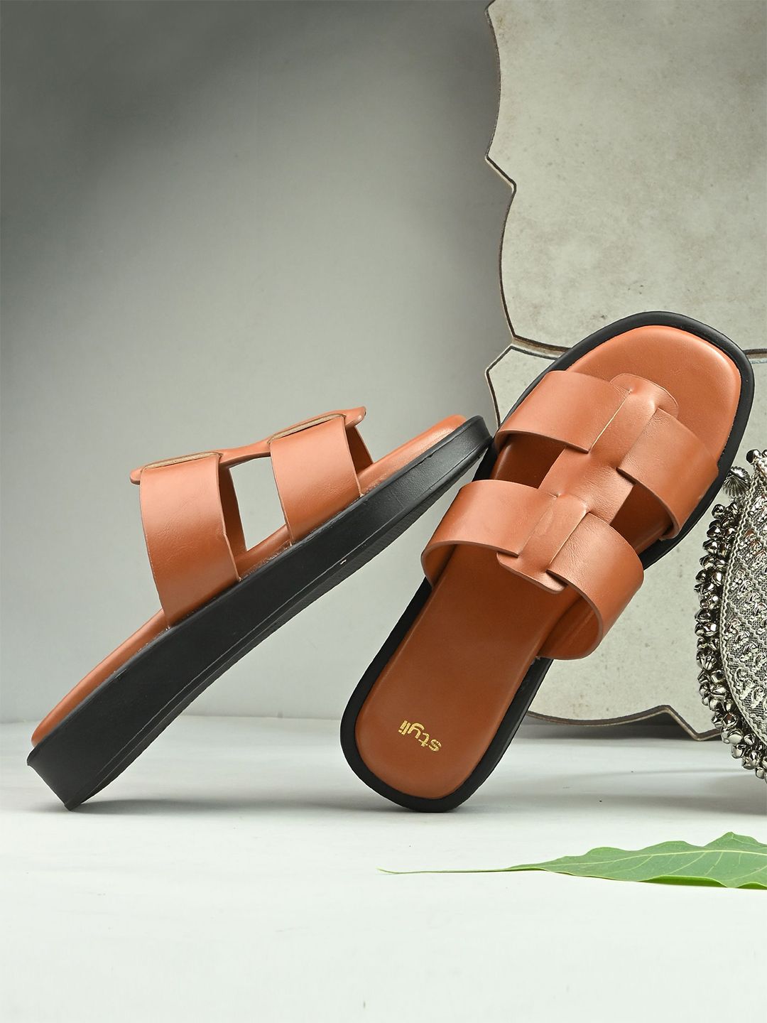 Styli Women Open Toe Flats-picture-35