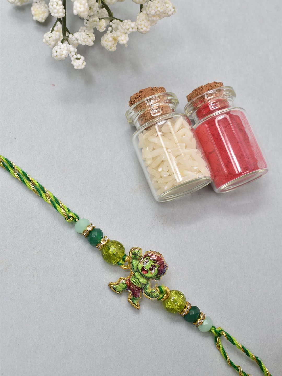MEIRA JEWELLERY Boys Artificial Beaded Thread Rakhi-picture-55