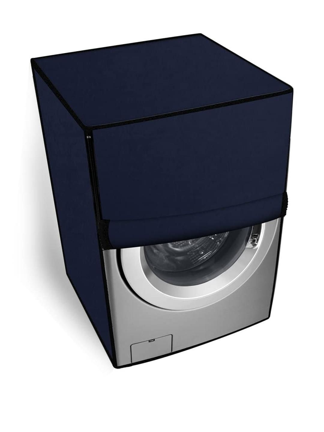 The Furnishing Tree Blue Printed Washing Machine Cover-picture-16