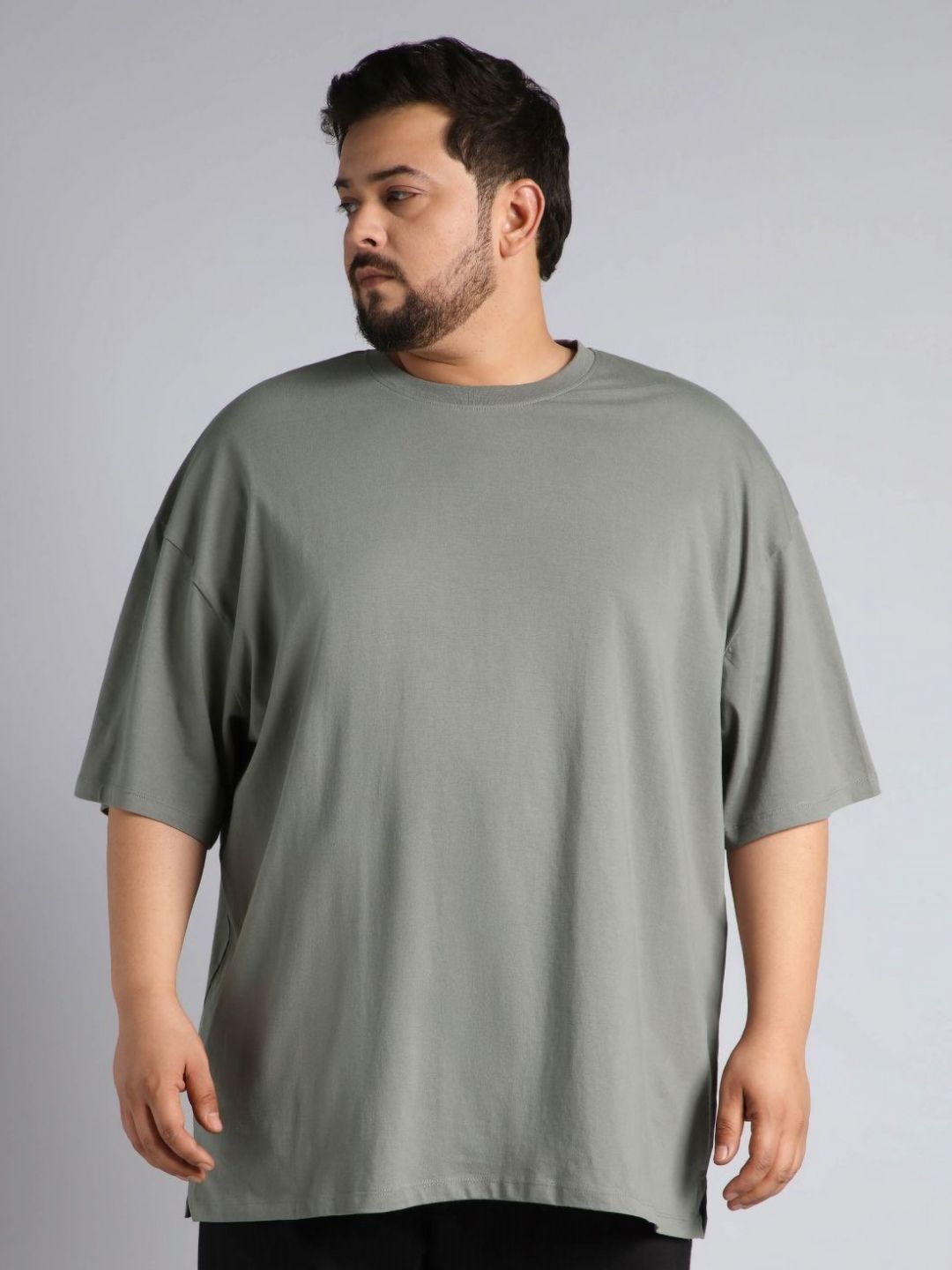 CULT Men Dark Grey One More Rep Graphic Plus Size T-shirt-picture-49