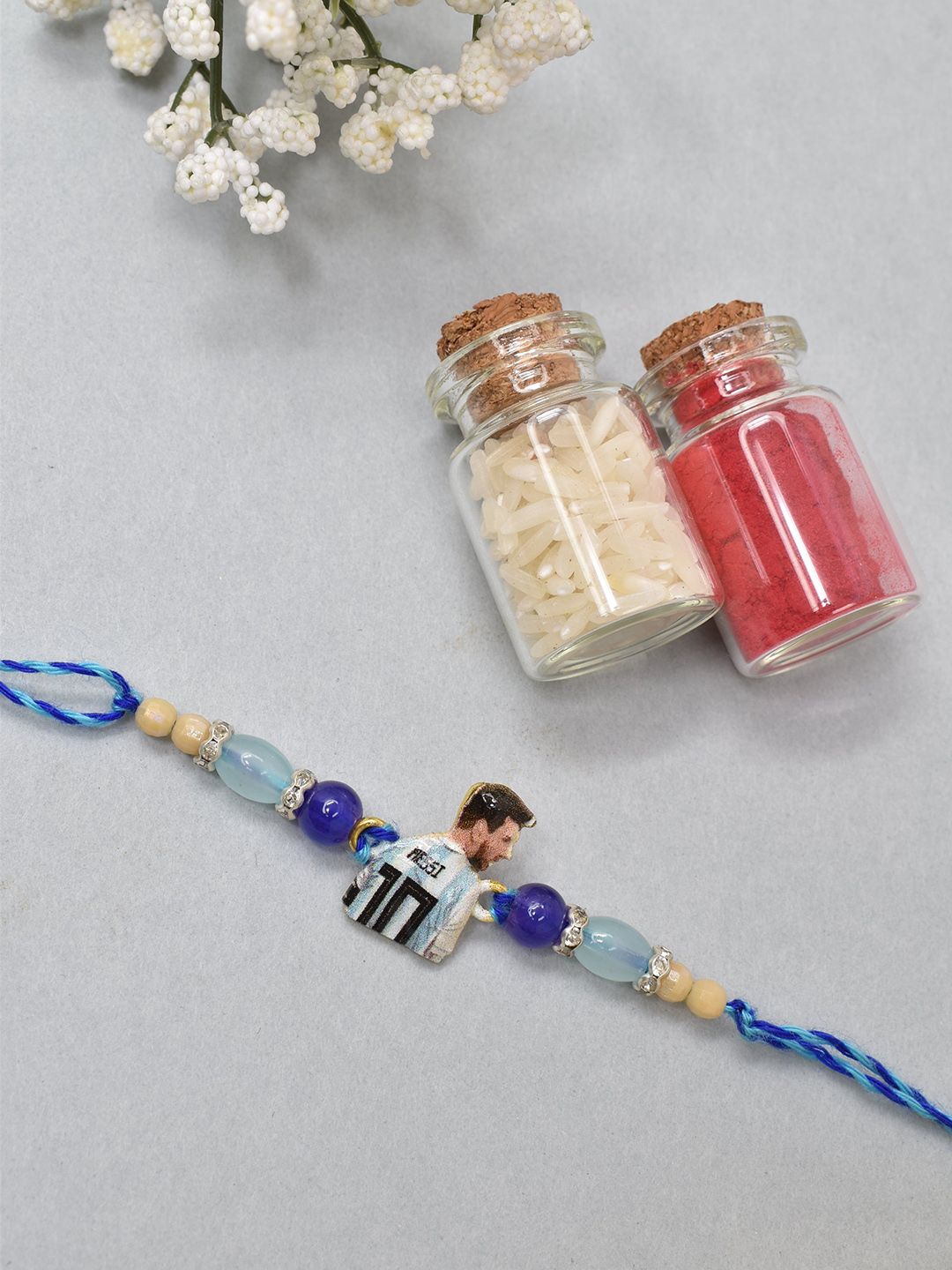 MEIRA JEWELLERY Boys Artificial Beaded Thread Rakhi-picture-34